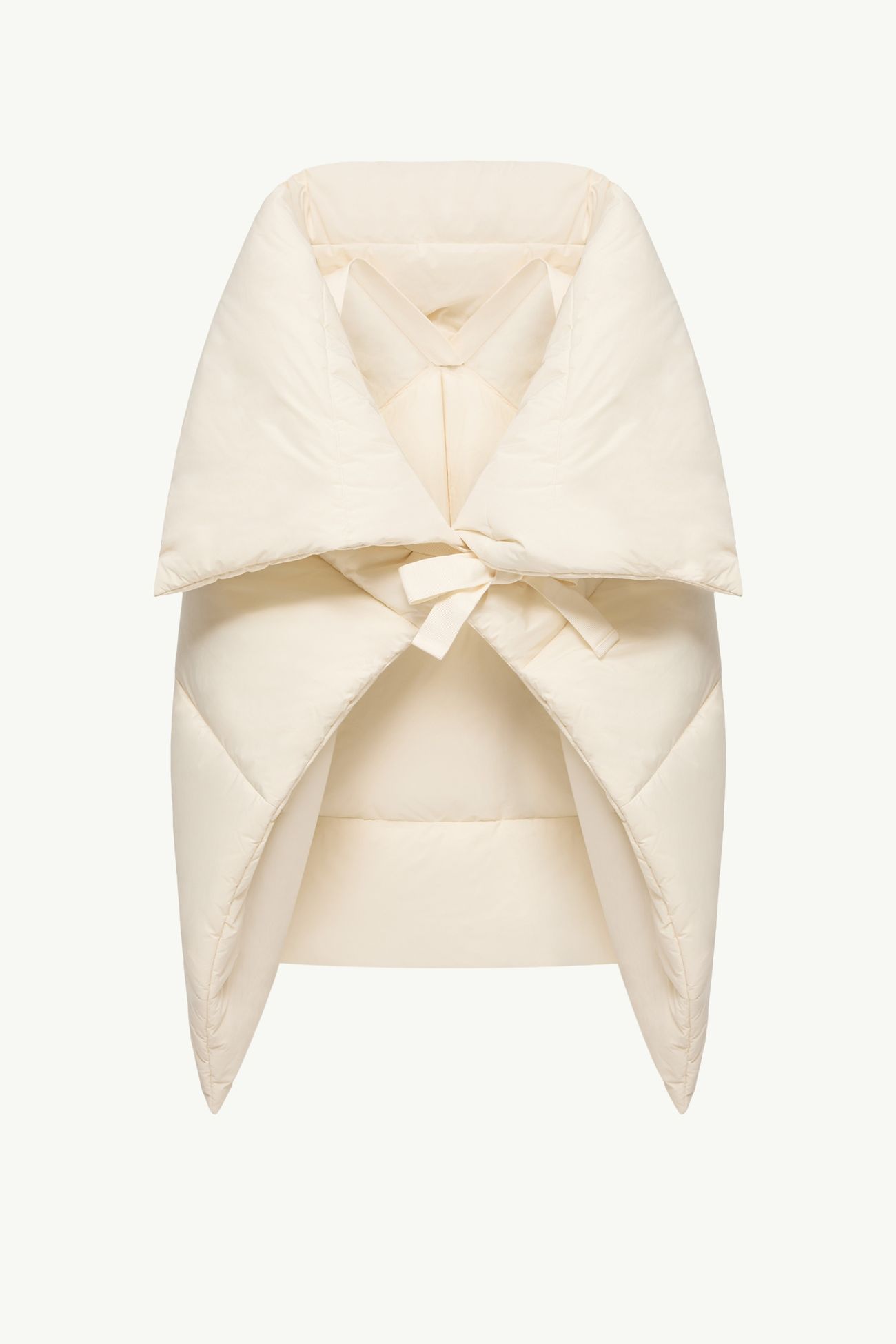 Capa acolchada de tafetán Mujer Blanco Moncler 2