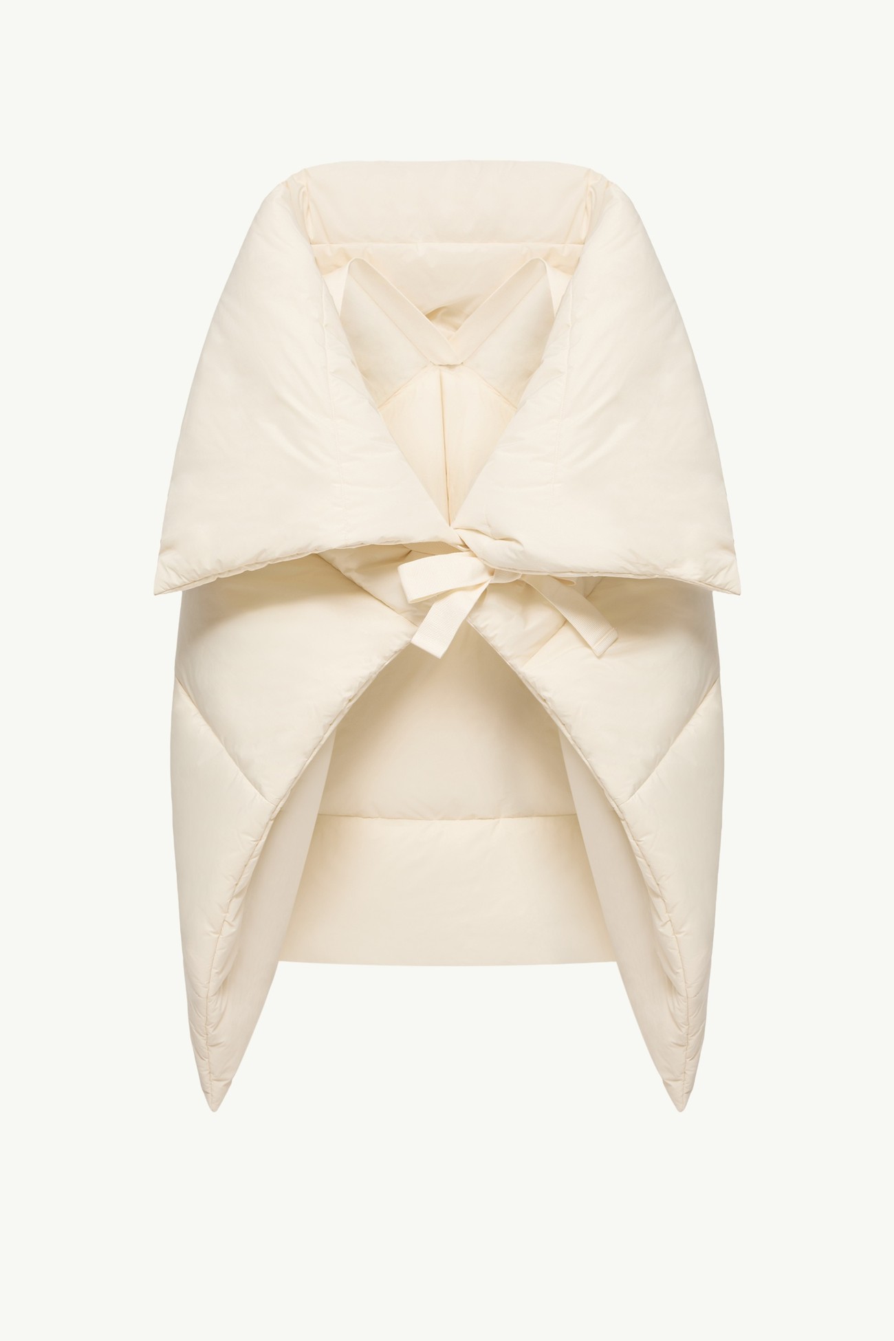 Mantella in taffetà imbottita Donna Bianco Moncler 2