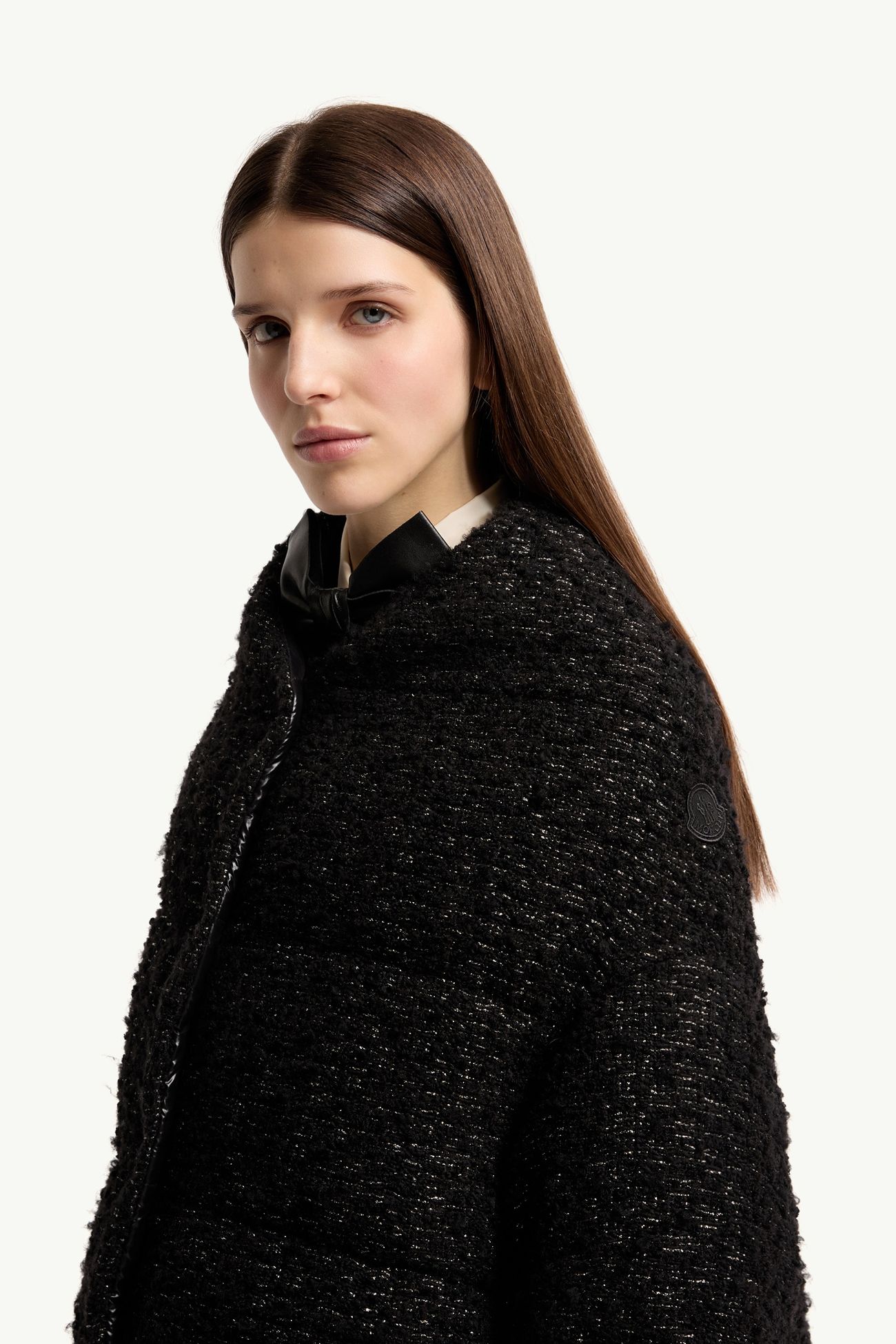 女士羊毛混纺斗篷 女士 黑色 Moncler 1