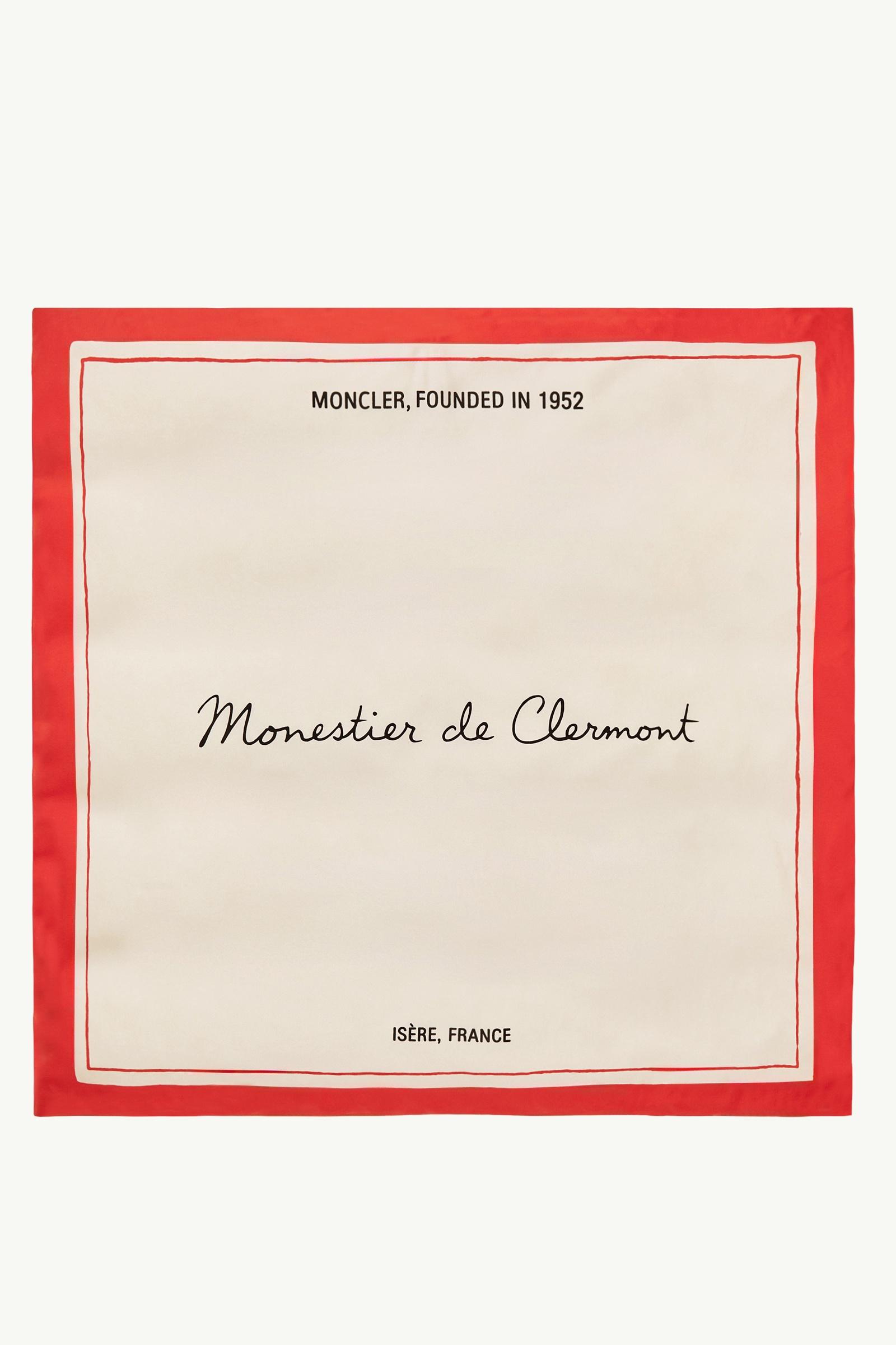 Silk Twill Foulard Women White & Red Moncler, 1 of 0