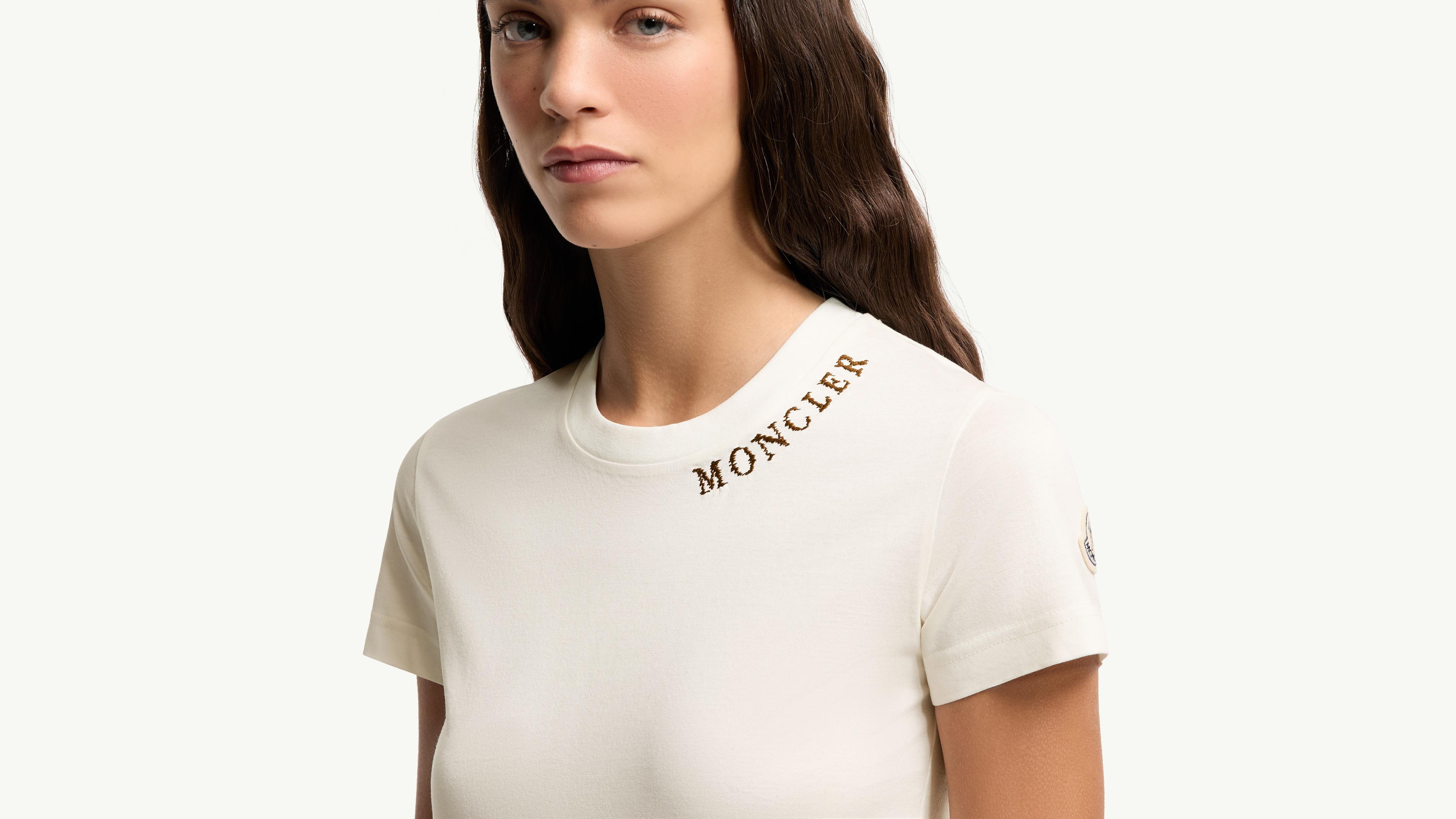 ホワイト Tシャツ : トップ＆Tシャツ 向けの レディース | モンクレール