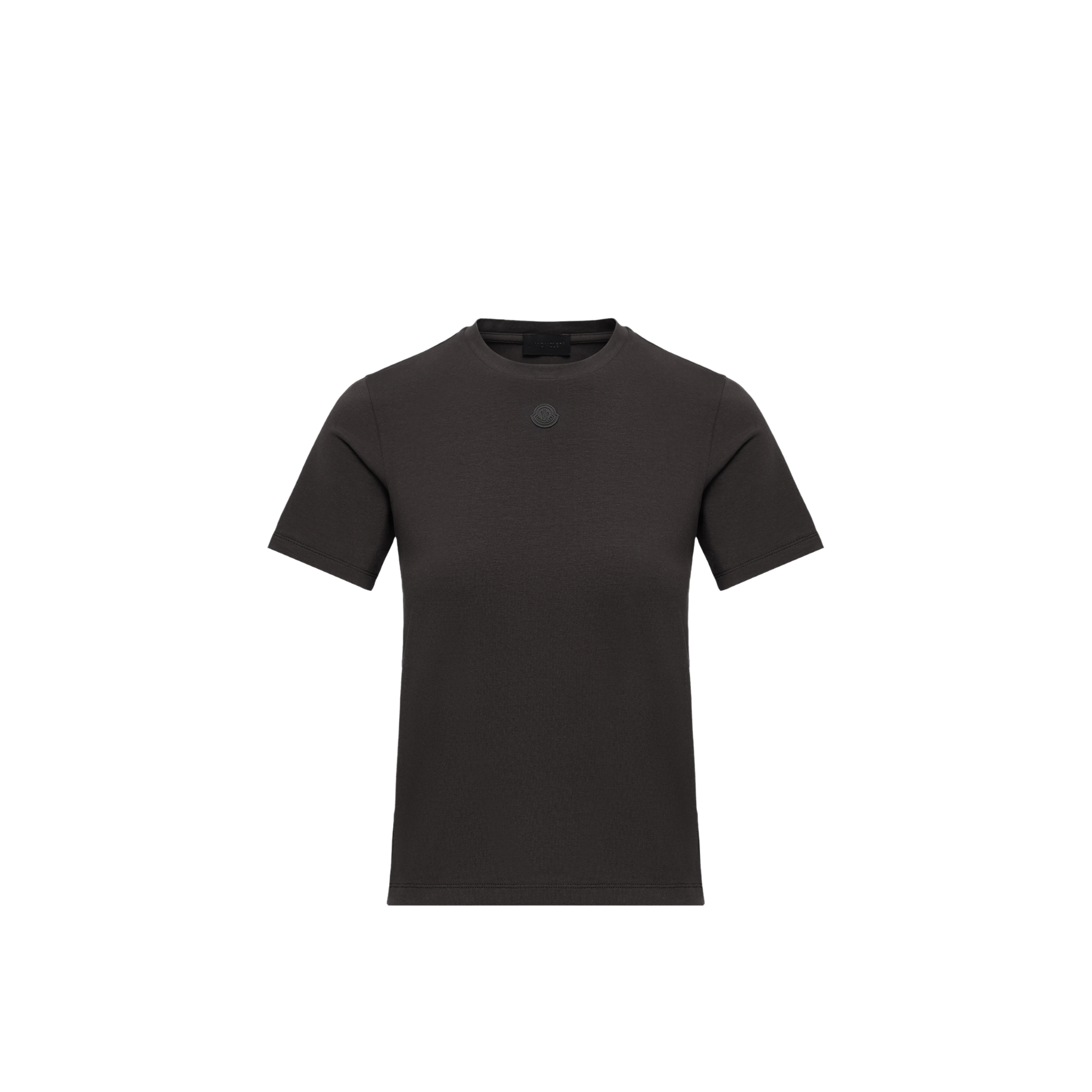 Moncler   Logo Cotton Jersey T-Shirt for Women in Black, Size: Xs