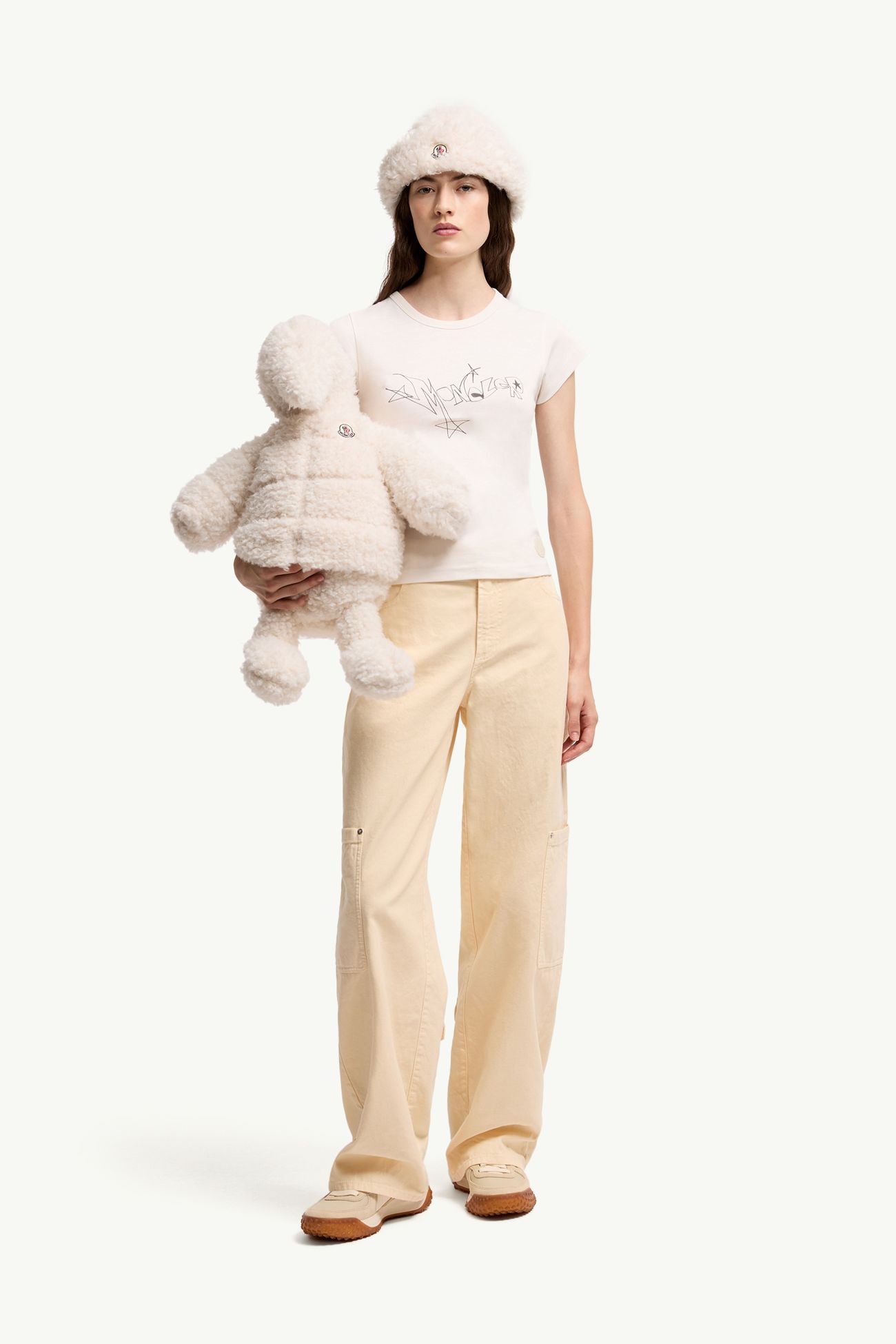 女士棉质T恤 女士 白色 Moncler 0