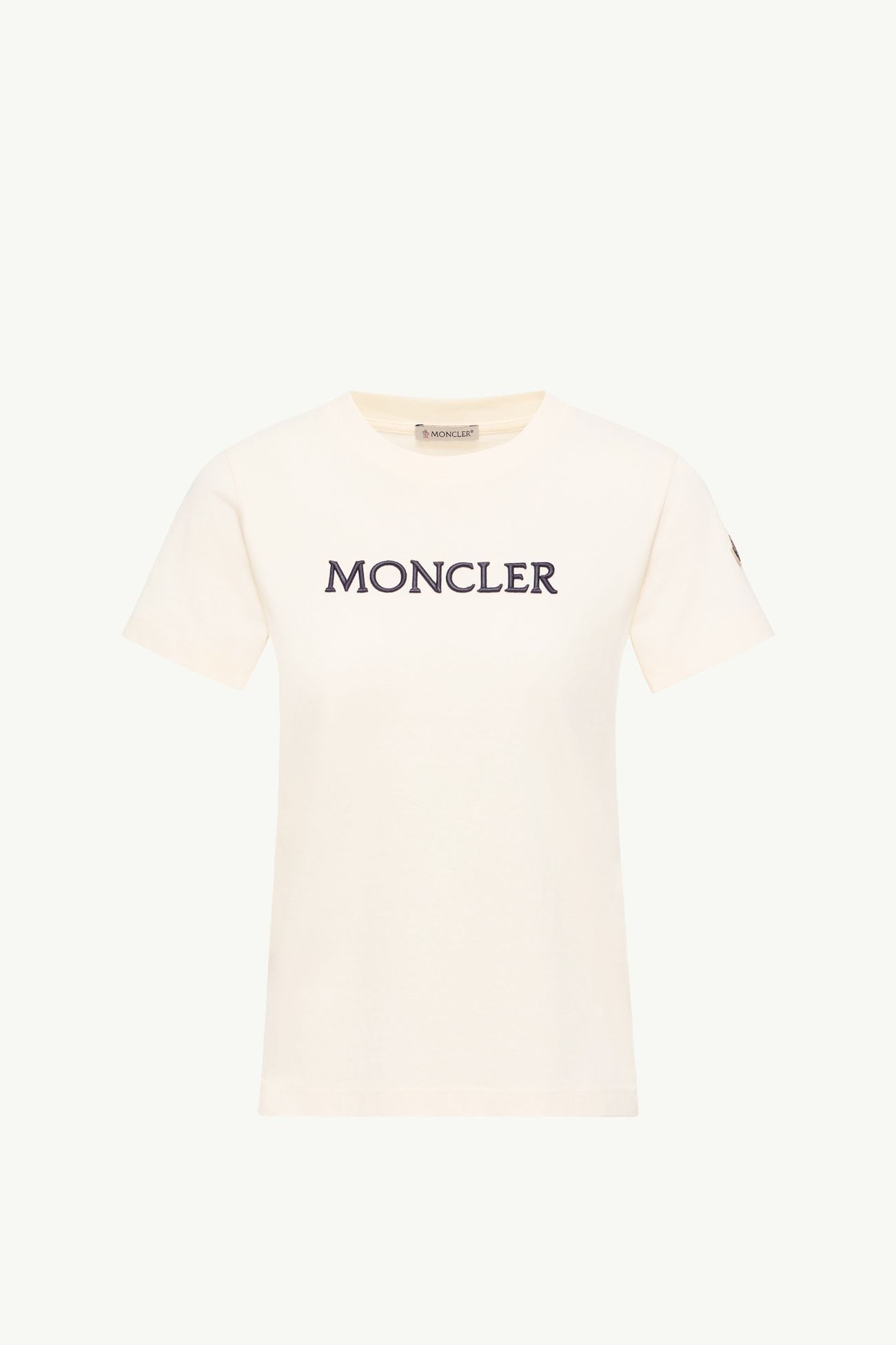 女士刺绣同色系标识棉质T恤 女士 白色 Moncler 2