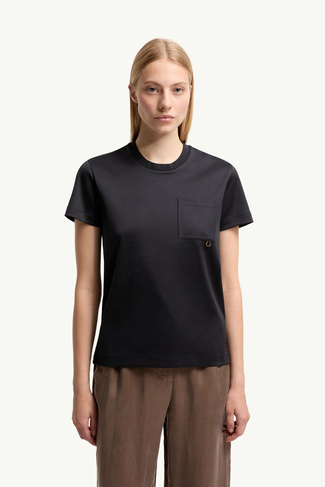 Tシャツ レディース ダークブルー Moncler 3