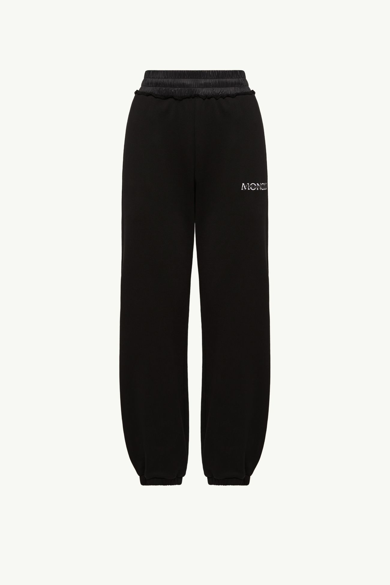 Pantalon de survêtement en coton à logo Femmes Noir Moncler 2
