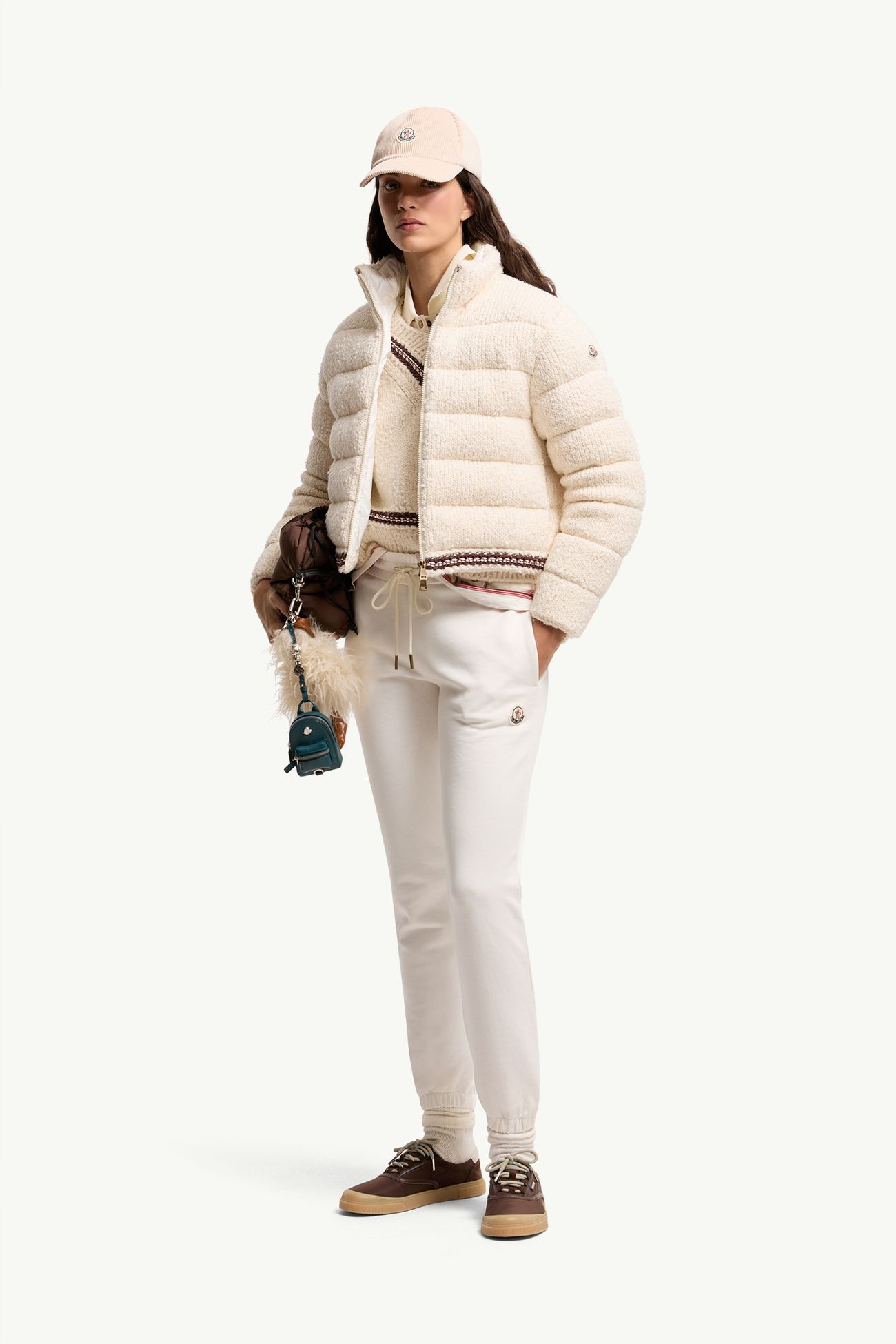 スウェットパンツ レディース ホワイト Moncler 0