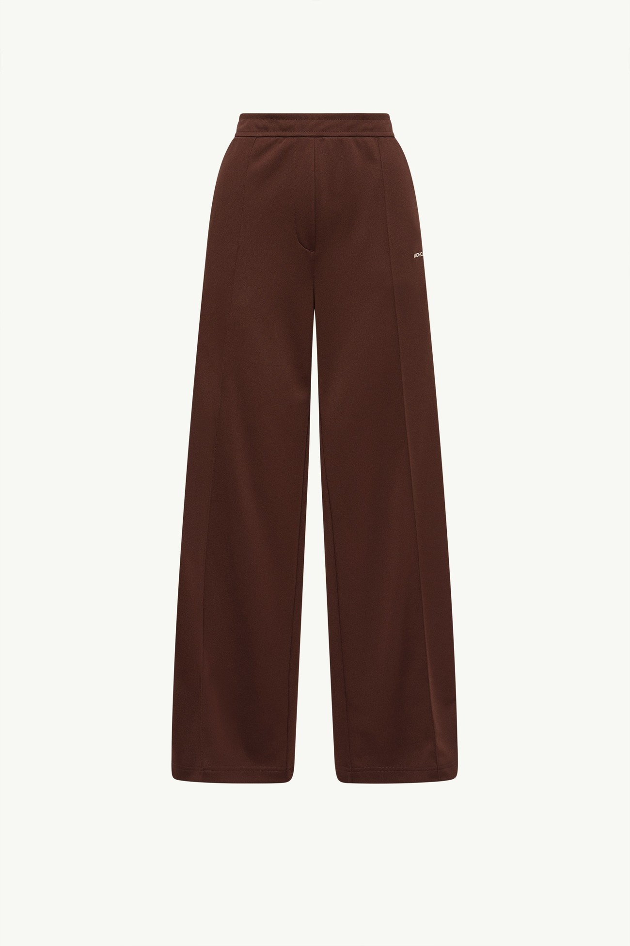 Pantalones deportivos de sastrería con logotipo Mujer Marrón Moncler 2