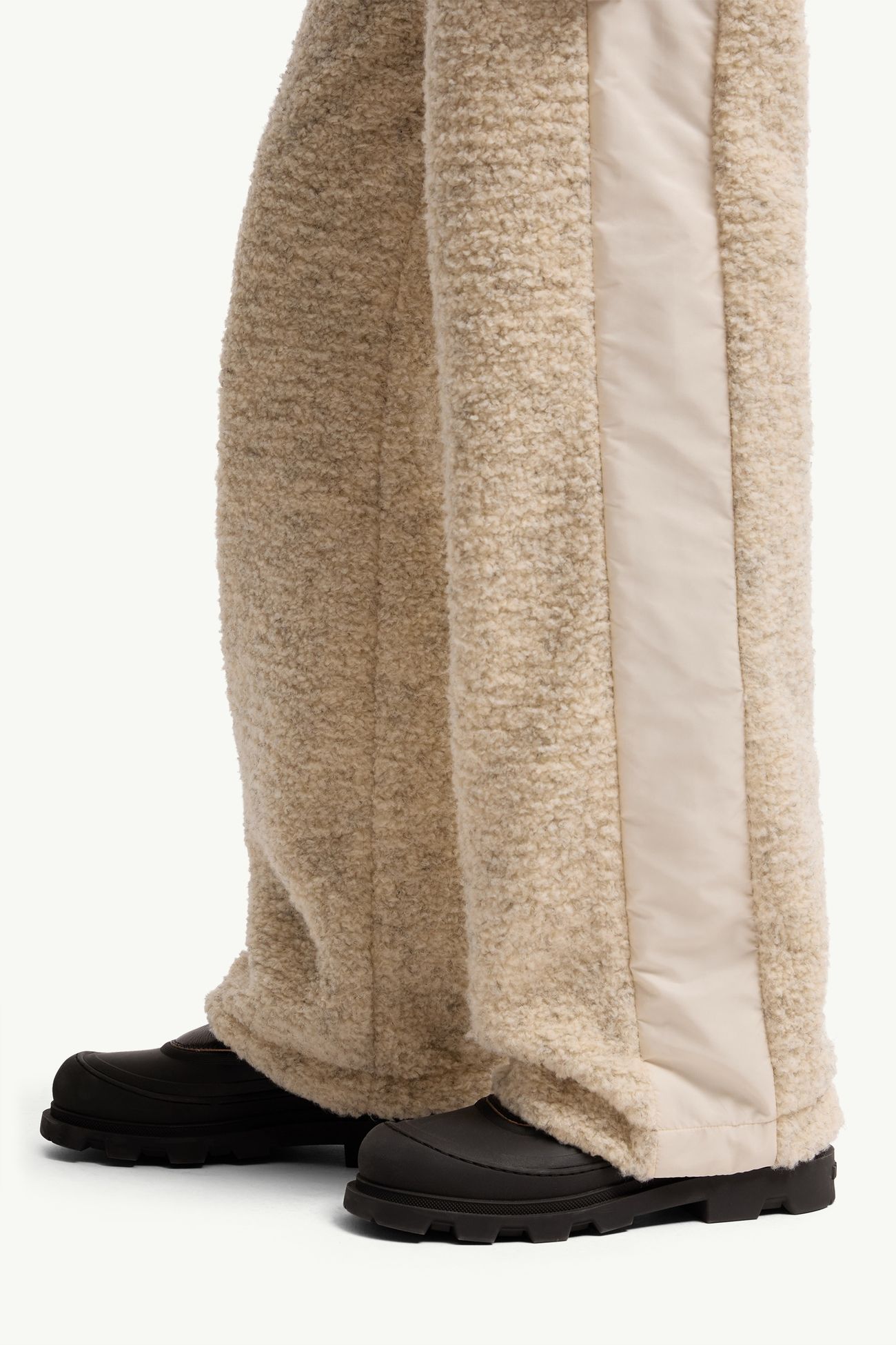 Teddy Track Pants Women White Ivory Moncler 1
