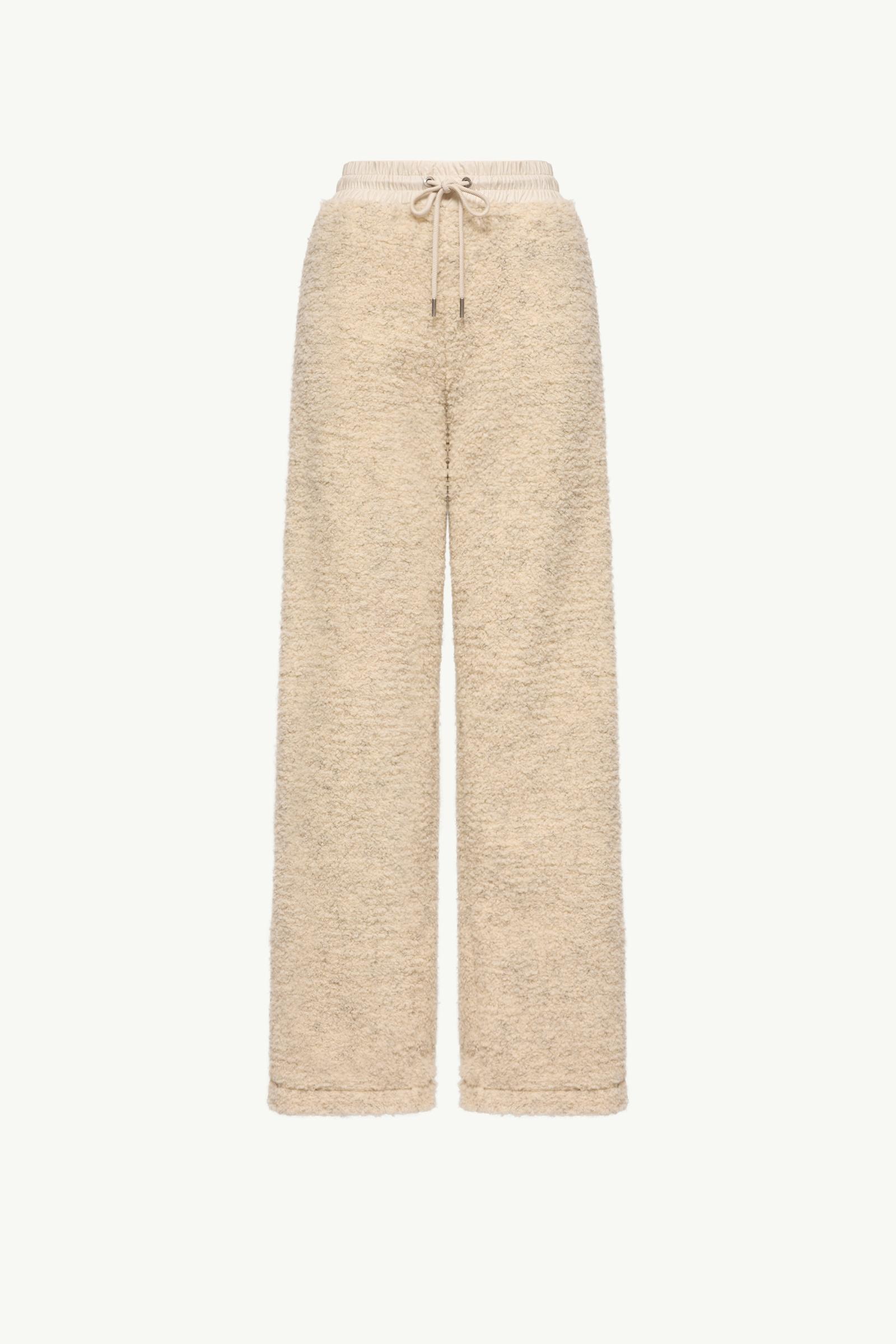 Teddy Track Pants Women White Ivory Moncler, 1 of 0