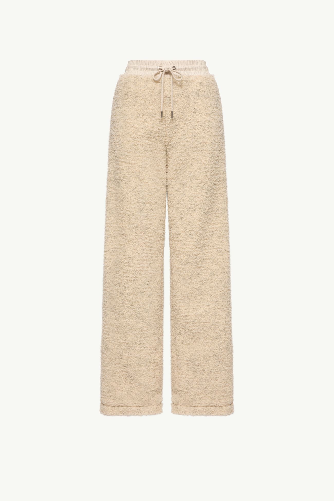 Jogginghose aus Teddystoff Damen Weiß-Elfenbein Moncler 2
