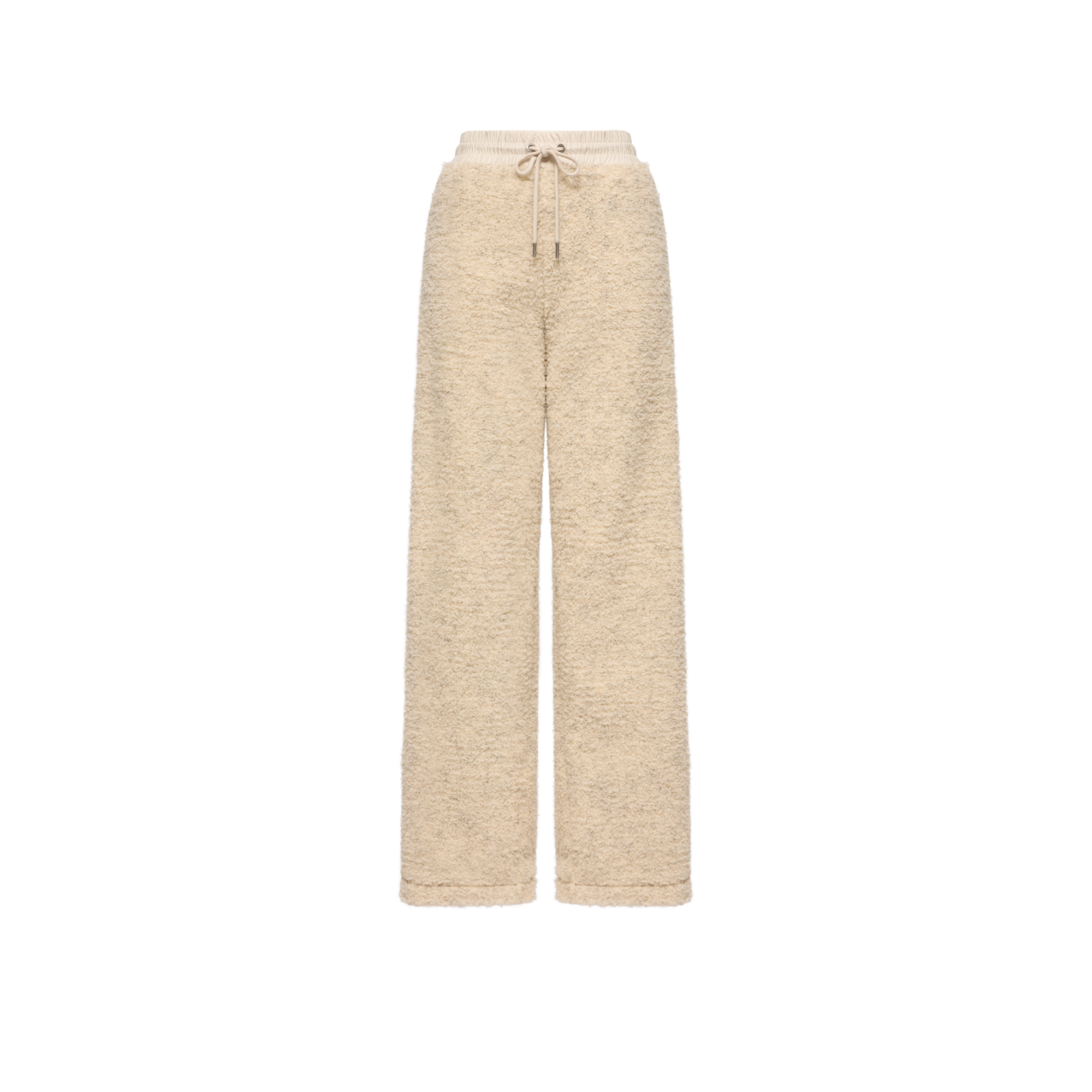 Moncler Women's White Ivory Bouclé Trousers - Image 6