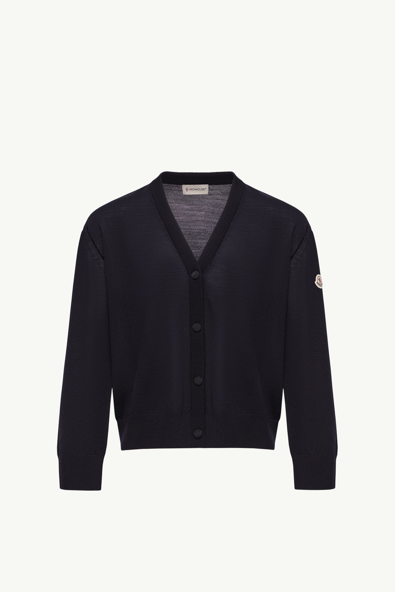 Cardigan en laine Femmes Bleu marine Moncler 2