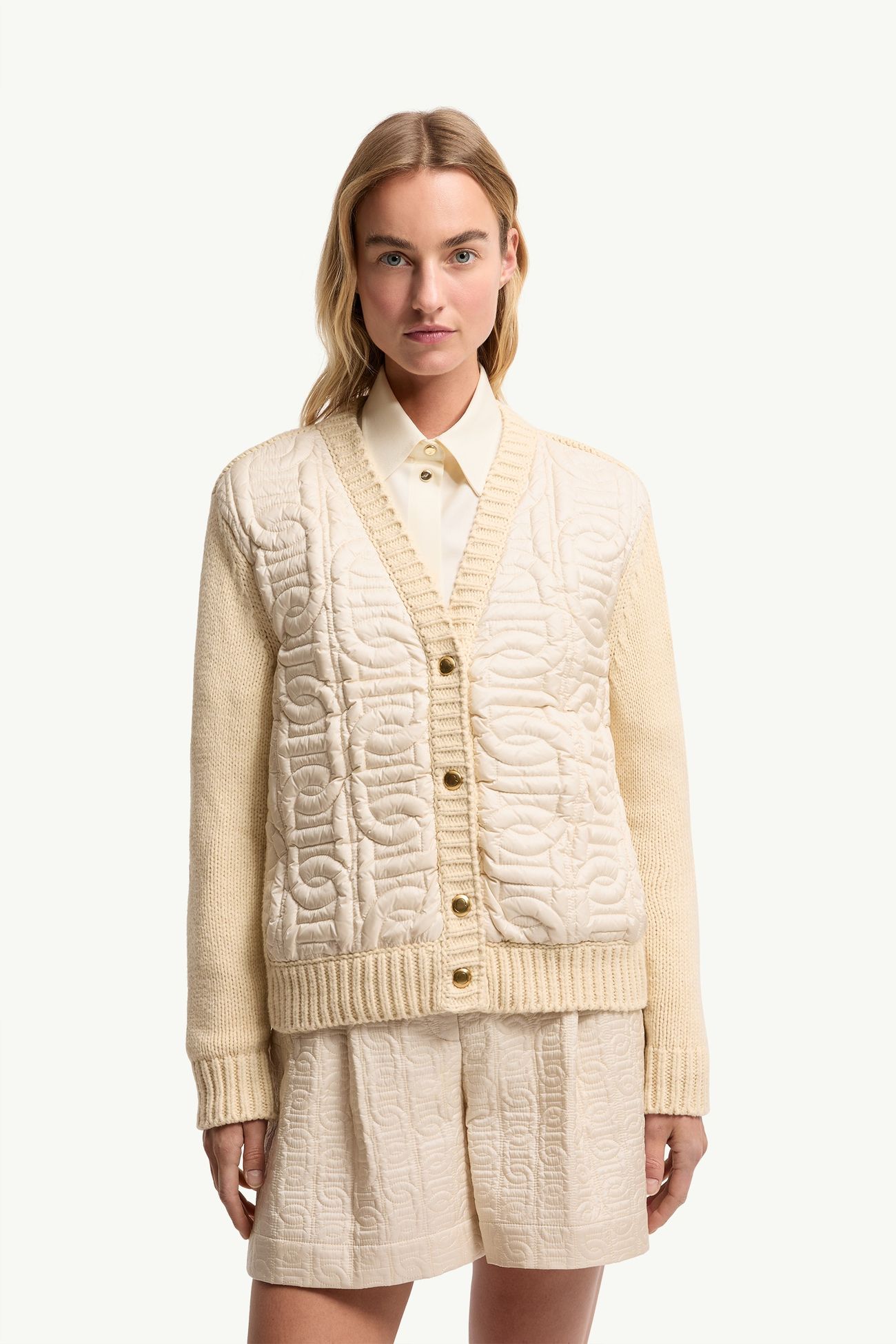 カーディガン レディース ライトベージュ Moncler 3