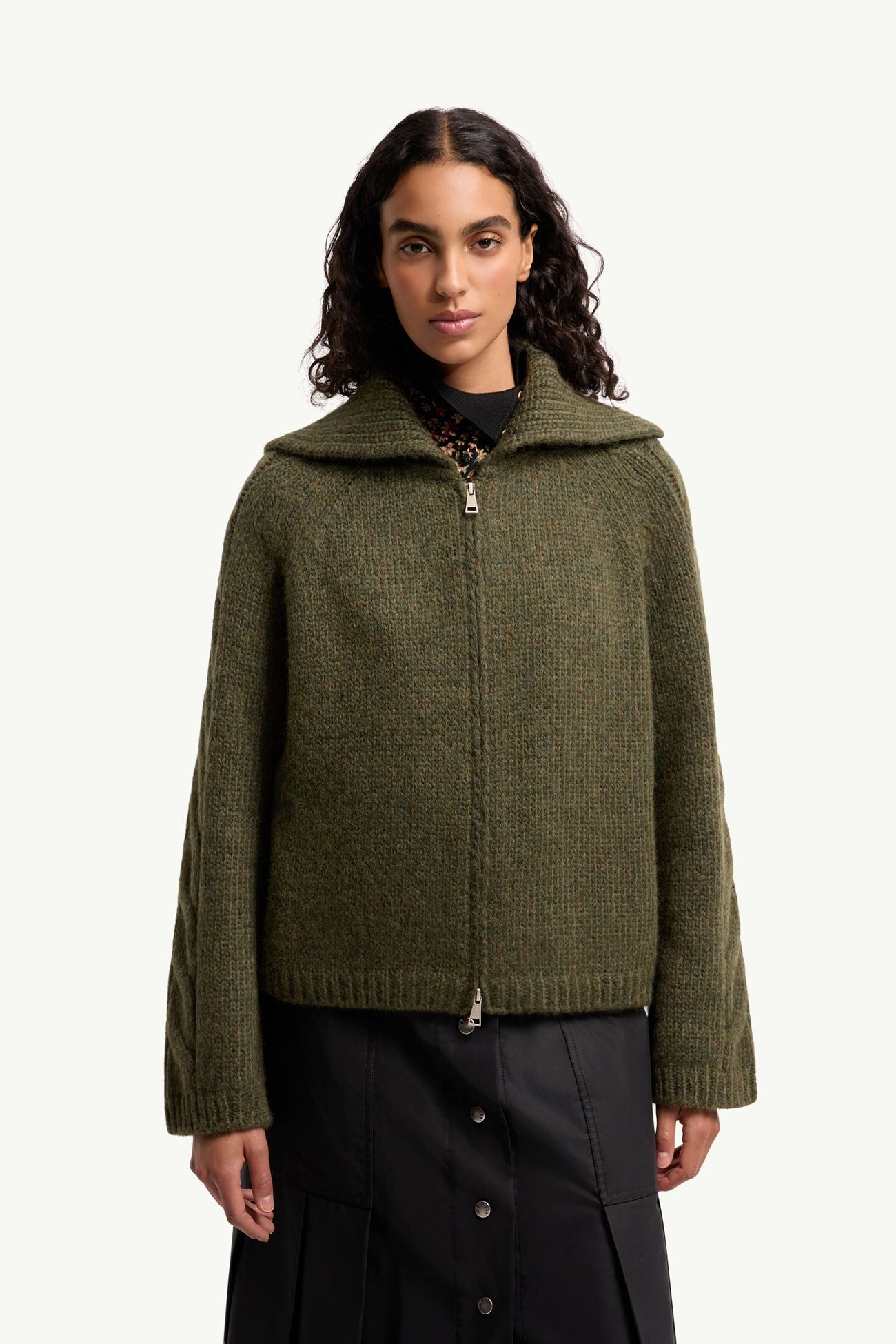 カーディガン レディース ダークグリーン Moncler 3