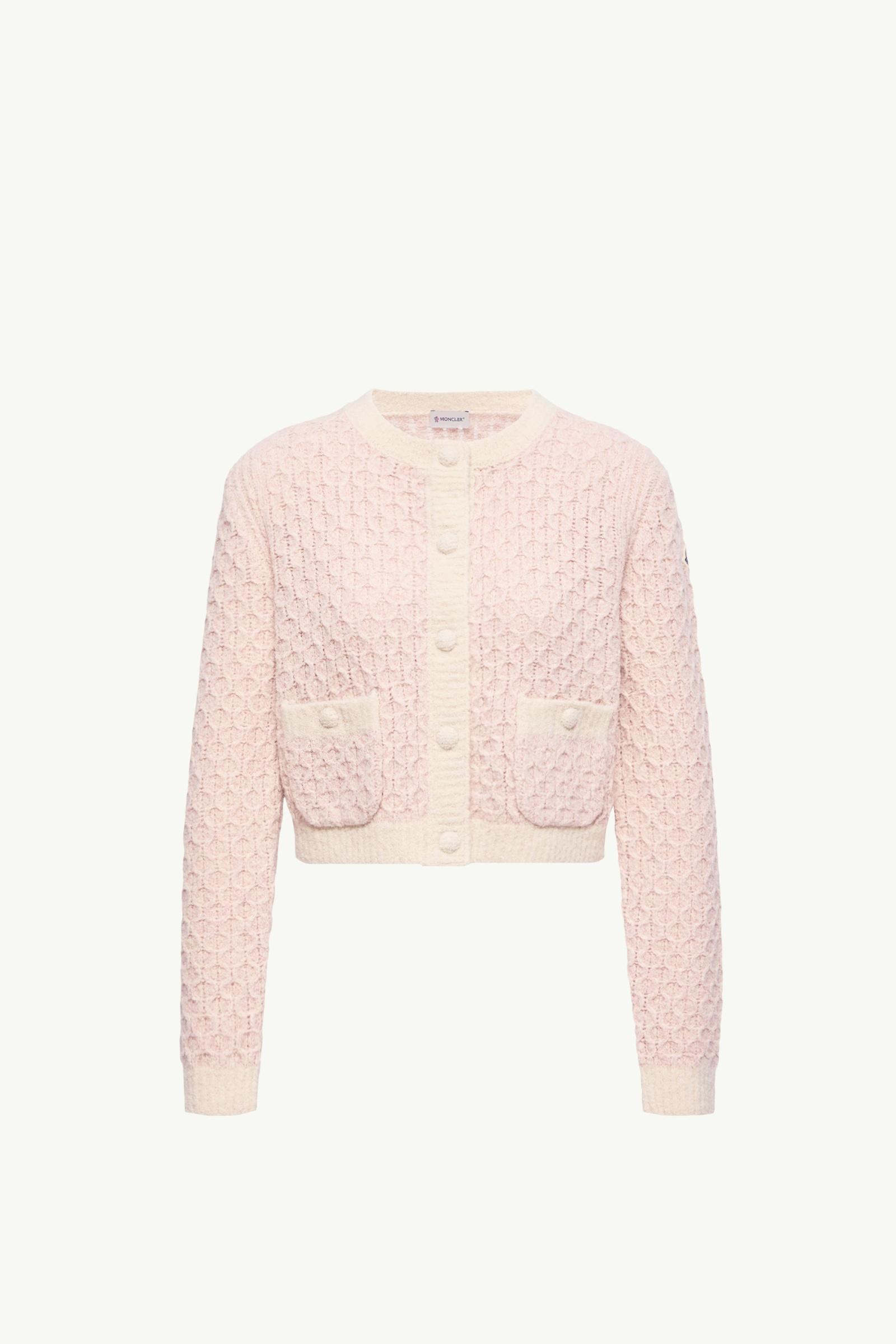 Wool Blend Cardigan Women Light Pink Moncler, 1 of 0