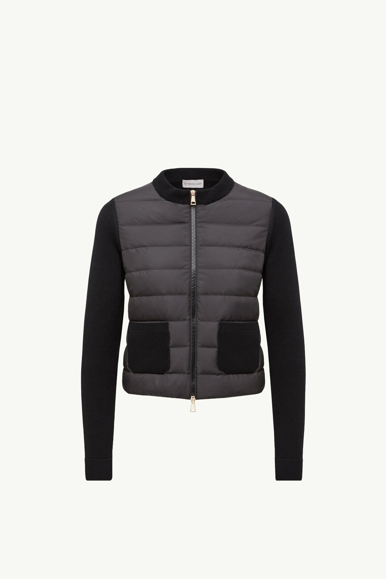女士羊毛加衬拉链开衫 女士 黑色 Moncler 2