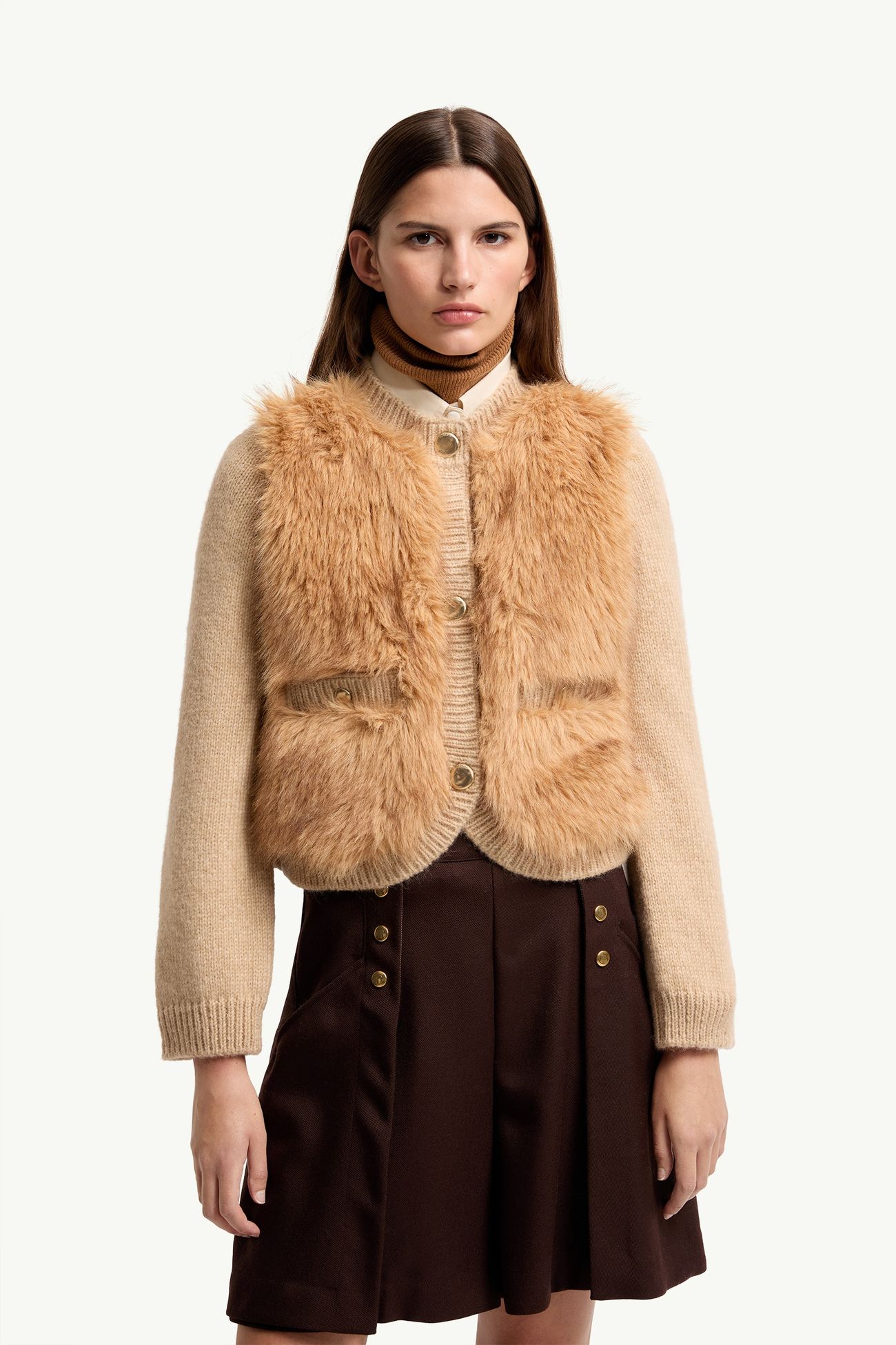 カーディガン レディース ベージュ Moncler 3