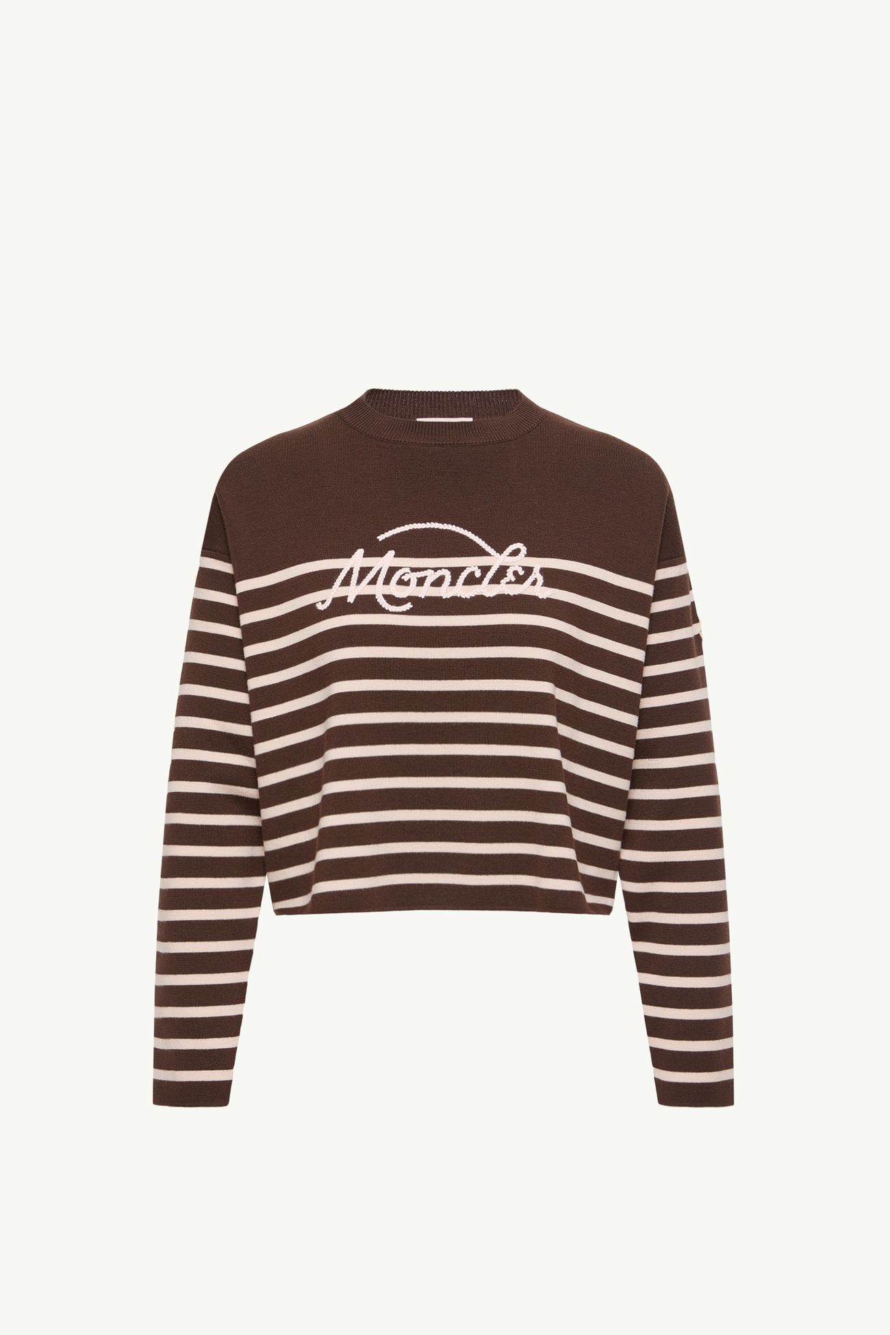 條紋羊毛毛衣 女士 啡色 Moncler 2