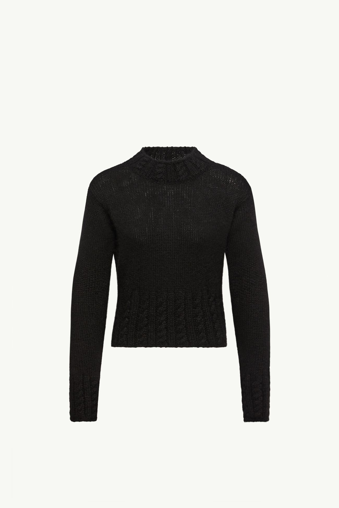 女士羊驼毛混纺高领毛衣 女士 黑色 Moncler 2