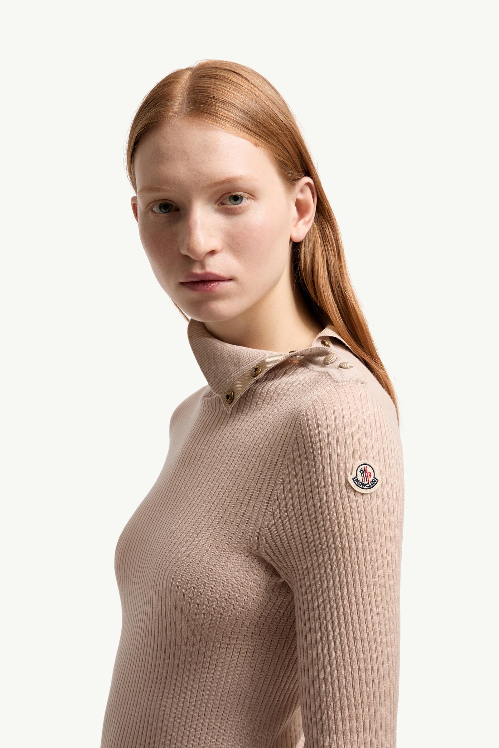20SS Moncler ニット ベージュ L ライトベージュ セーター : セーター＆カーディガン 向けの レディース