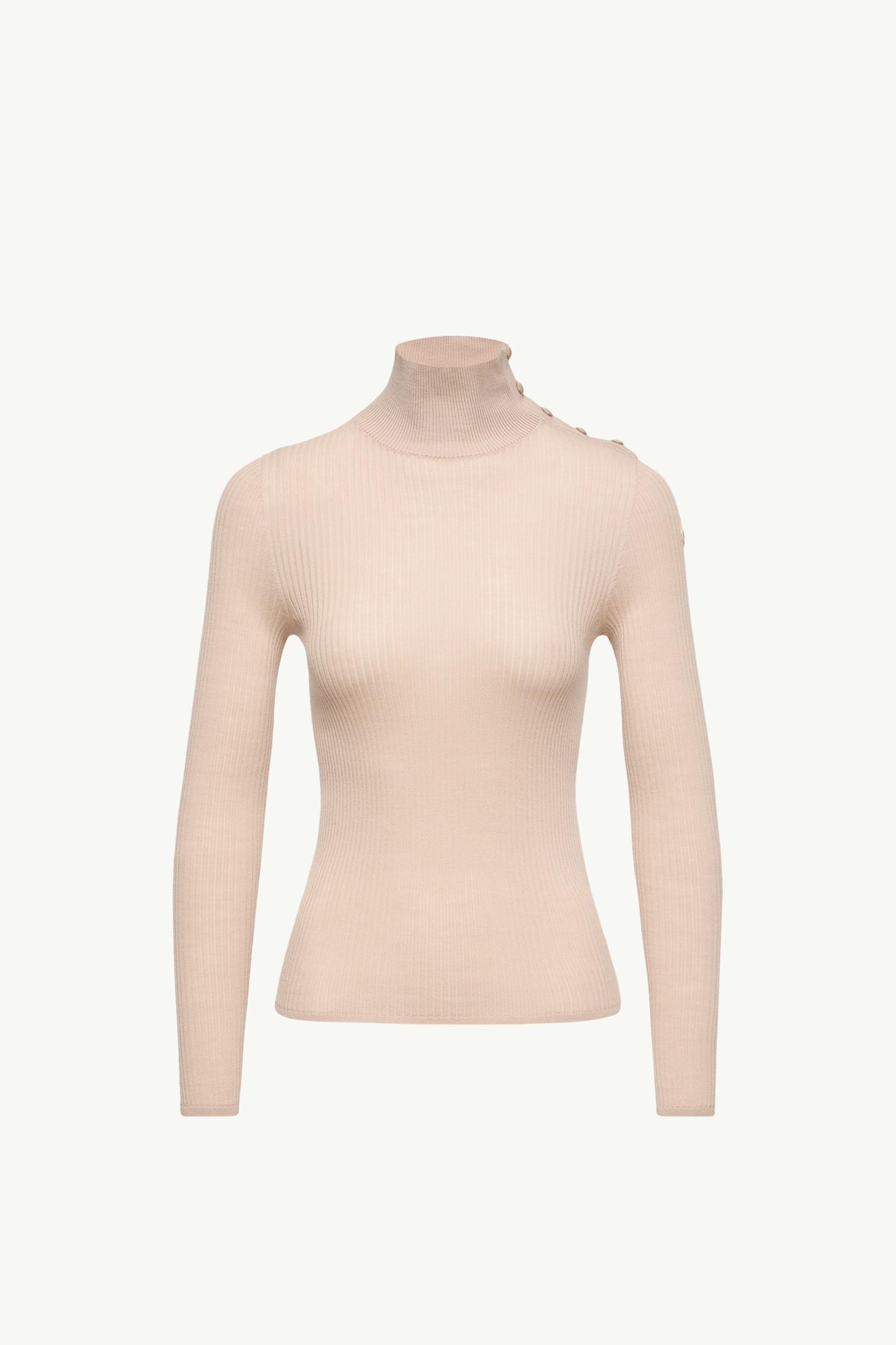 Textured Wool Jumper Women Light Beige Moncler, 1 of 0
