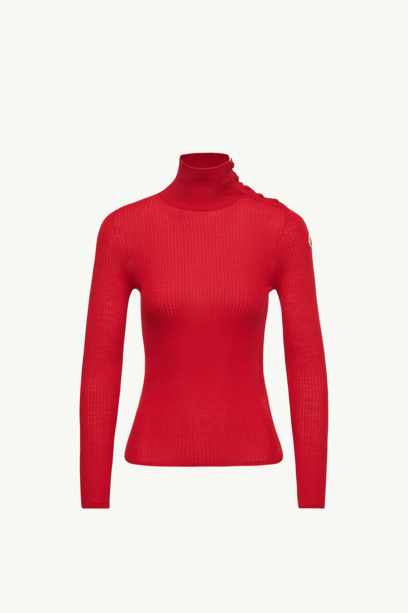 質感羊毛樽領上衣 女士 紅色 Moncler 2
