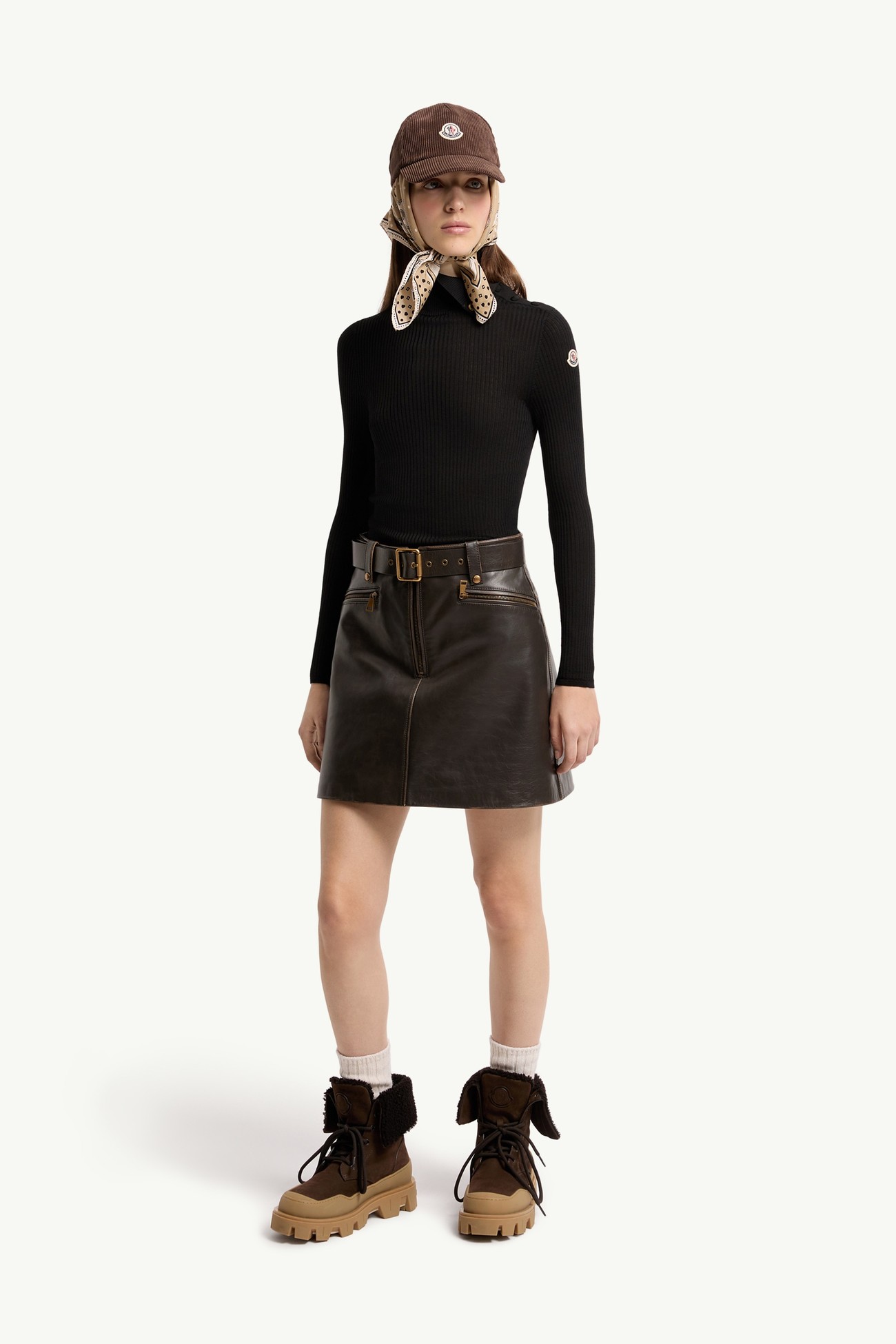 Textured Wool Sweater Women Black Moncler 0