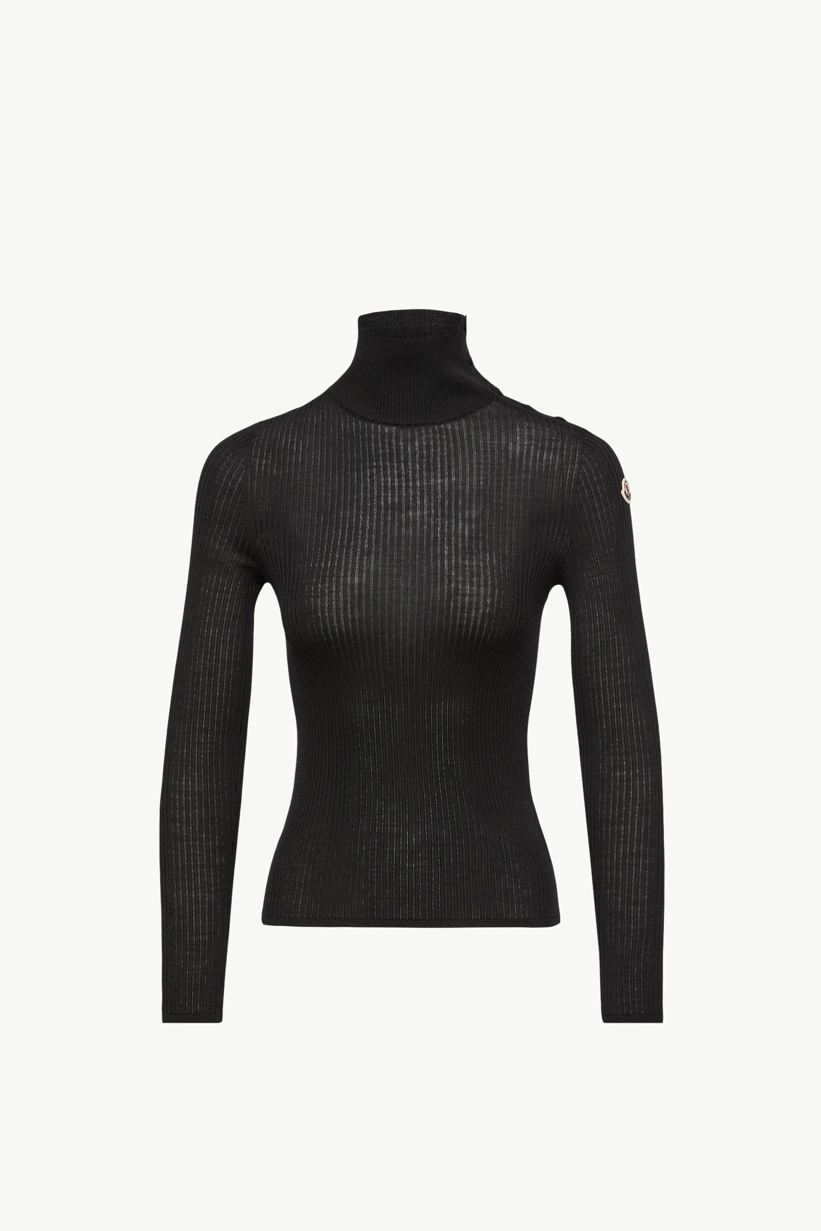 Textured Wool Jumper Women Black Moncler, 1 of 0