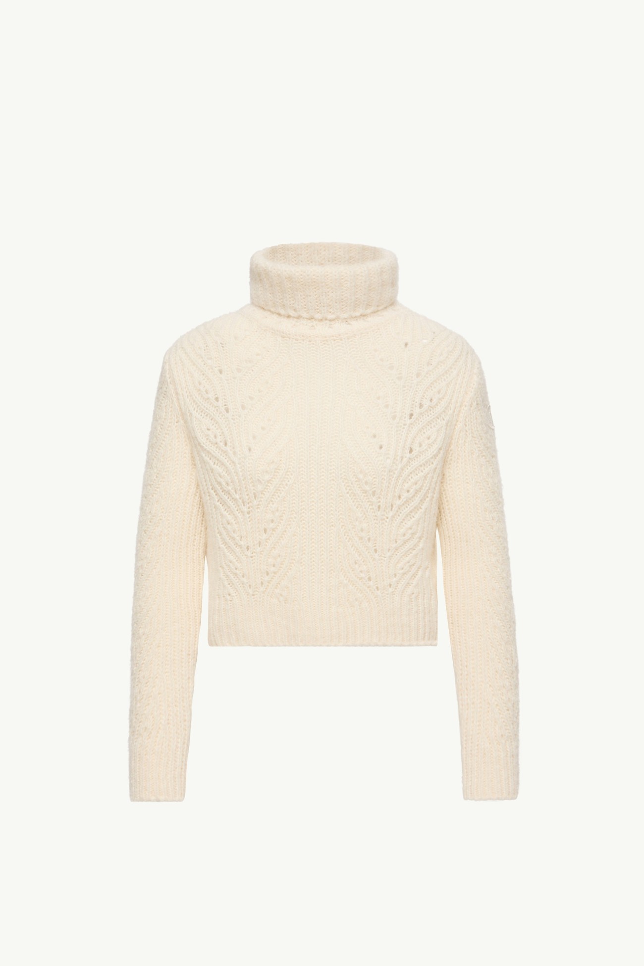 Alpaca Blend Turtleneck Jumper Women White Moncler 2