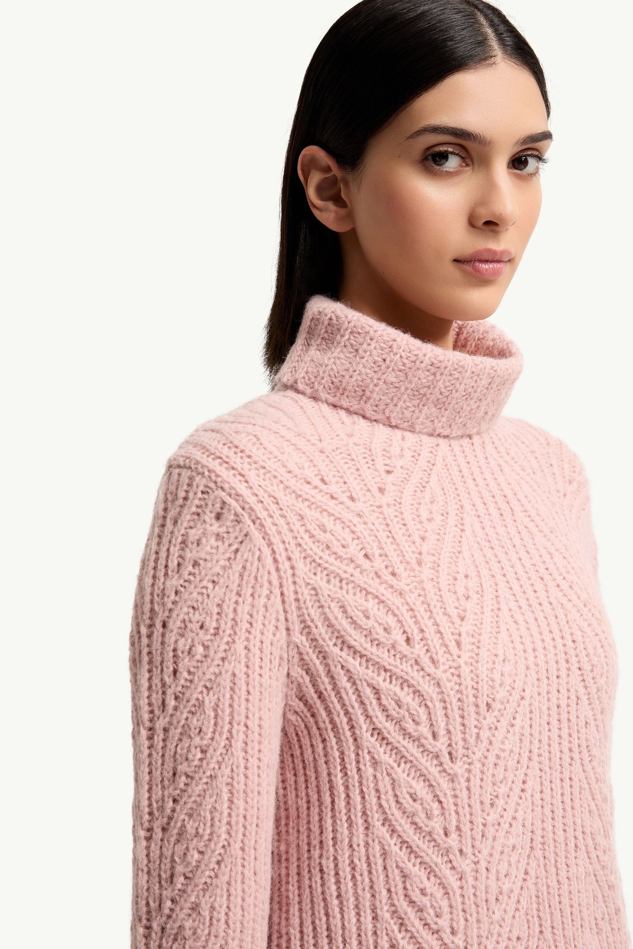 女士羊驼毛混纺高领毛衣 女士 粉红色 Moncler 5