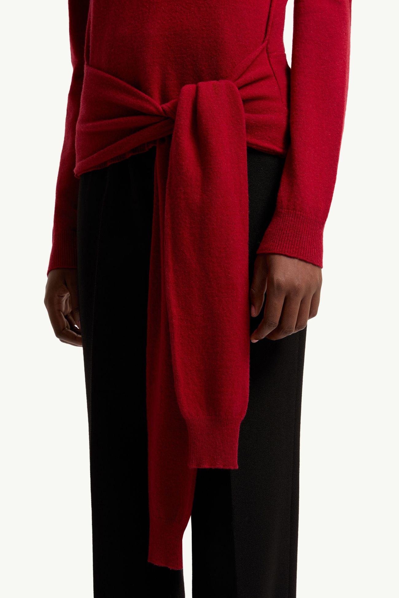 Pull col roulé en laine & cachemire Femmes Rouge Moncler 5