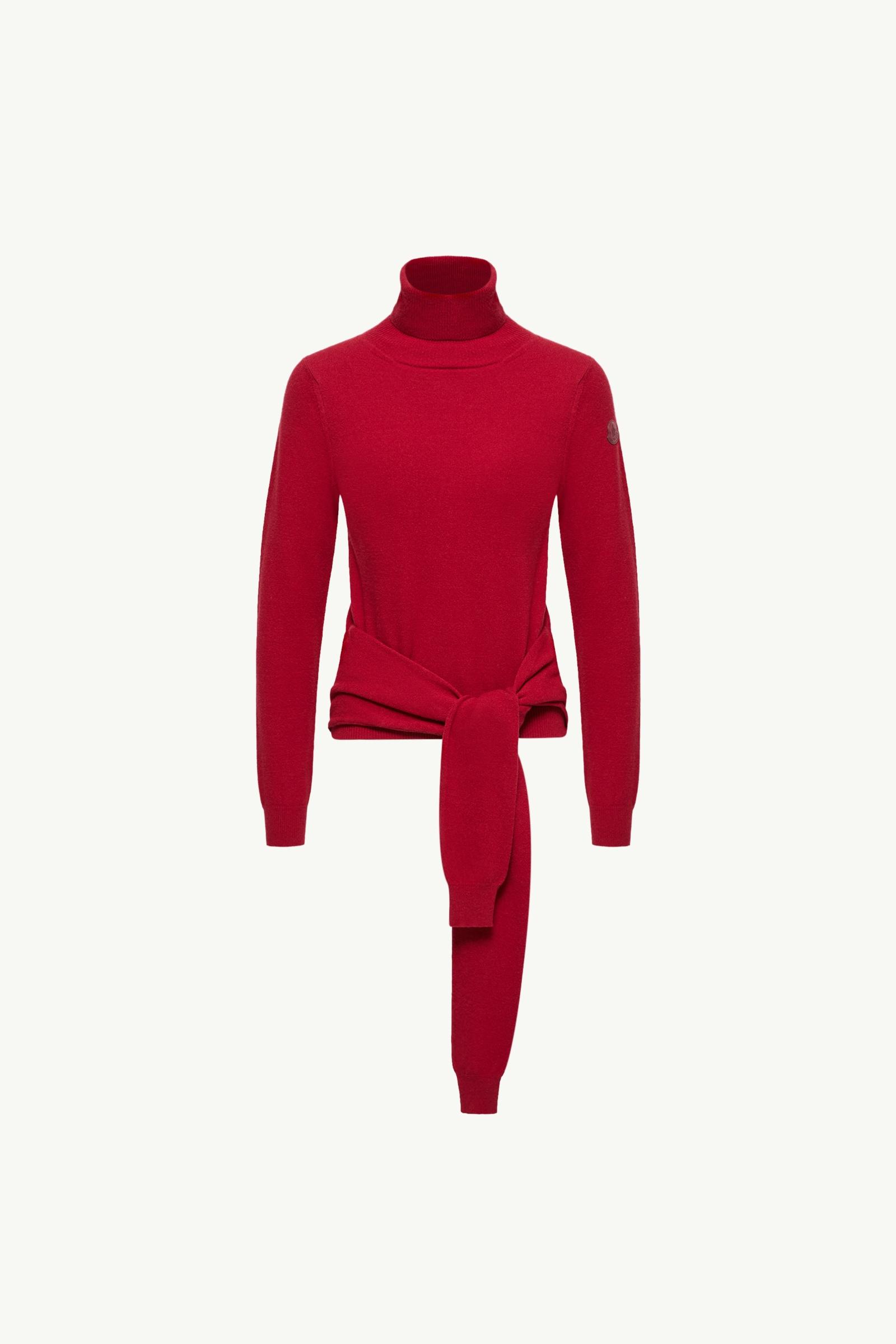 Pull col roulé en laine & cachemire Femmes Rouge Moncler, 1 of 0