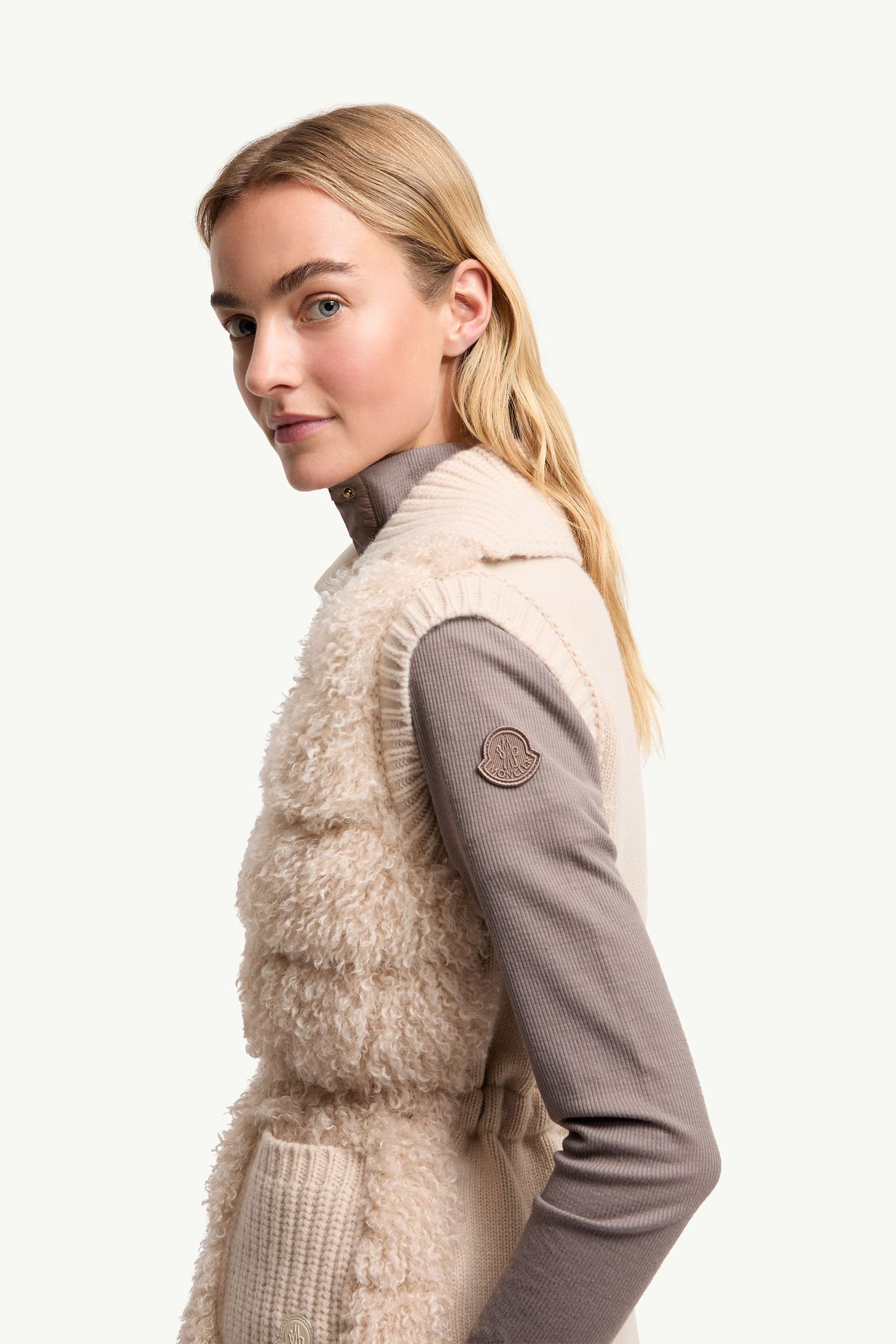 ベスト レディース ライトベージュ Moncler 1