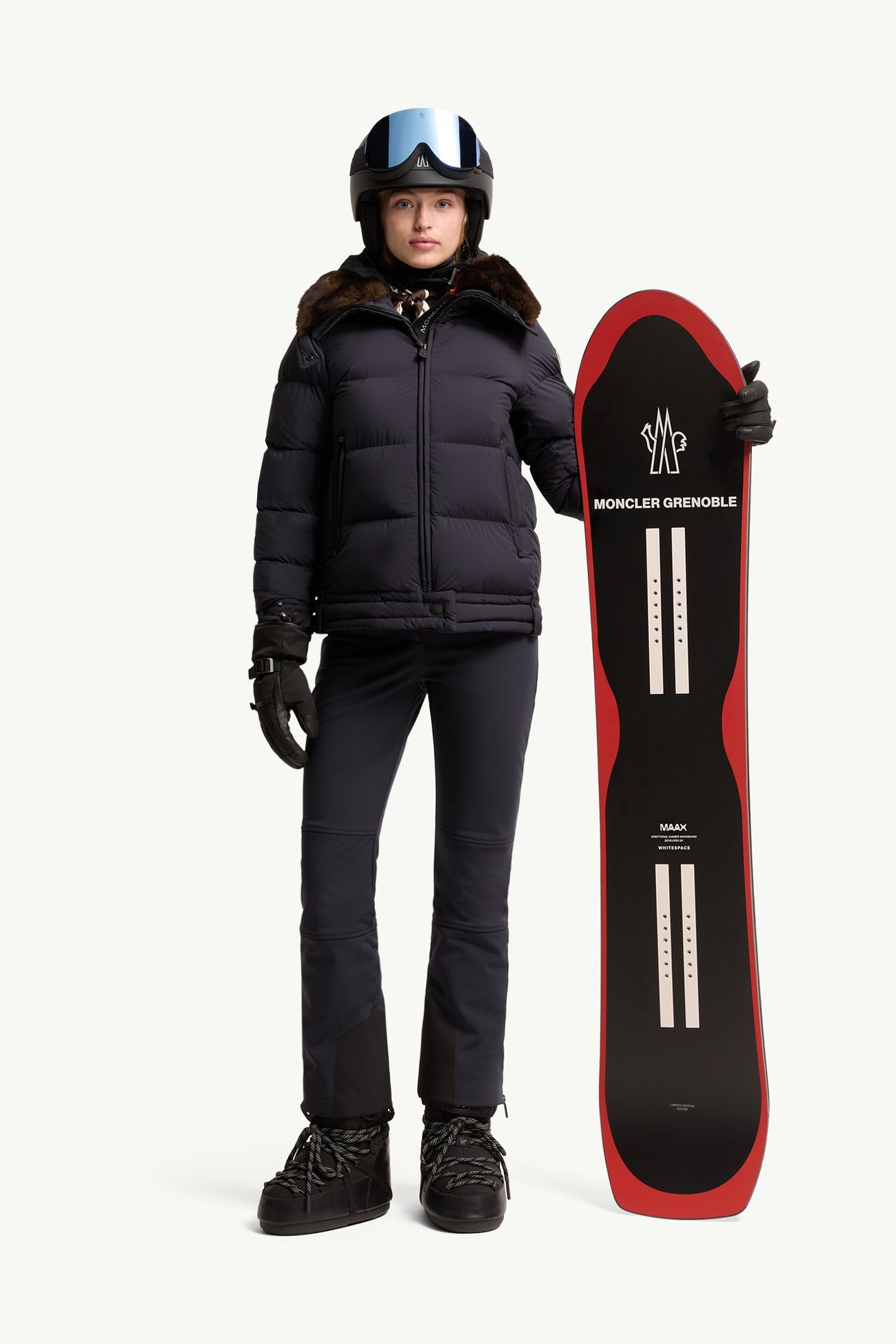 Moncler Grenoble x WHITESPACE滑雪板 中性 紅色 Moncler 2