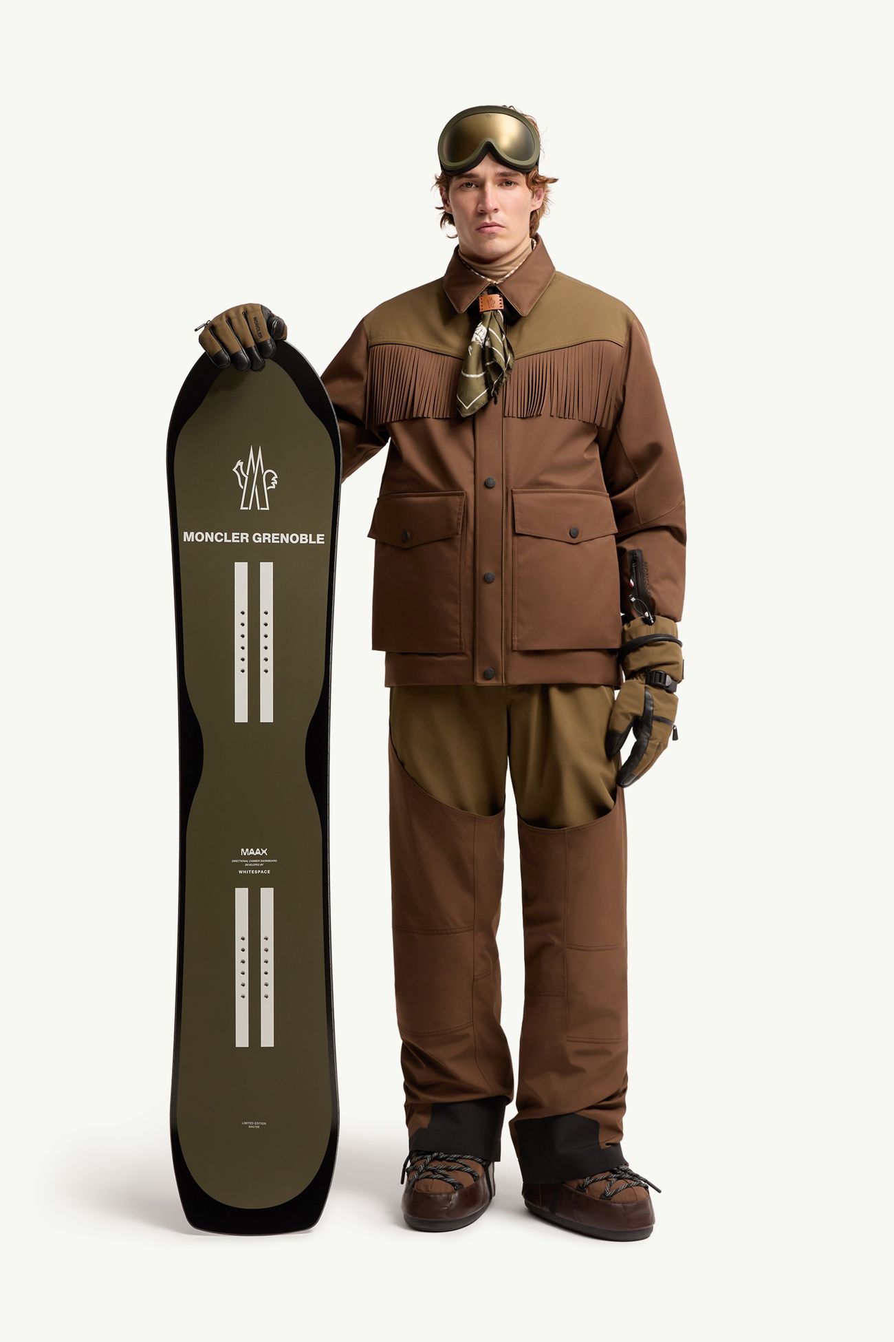 Moncler Grenoble x WHITESPACE滑雪板 中性 绿色 & 黑色 Moncler 1