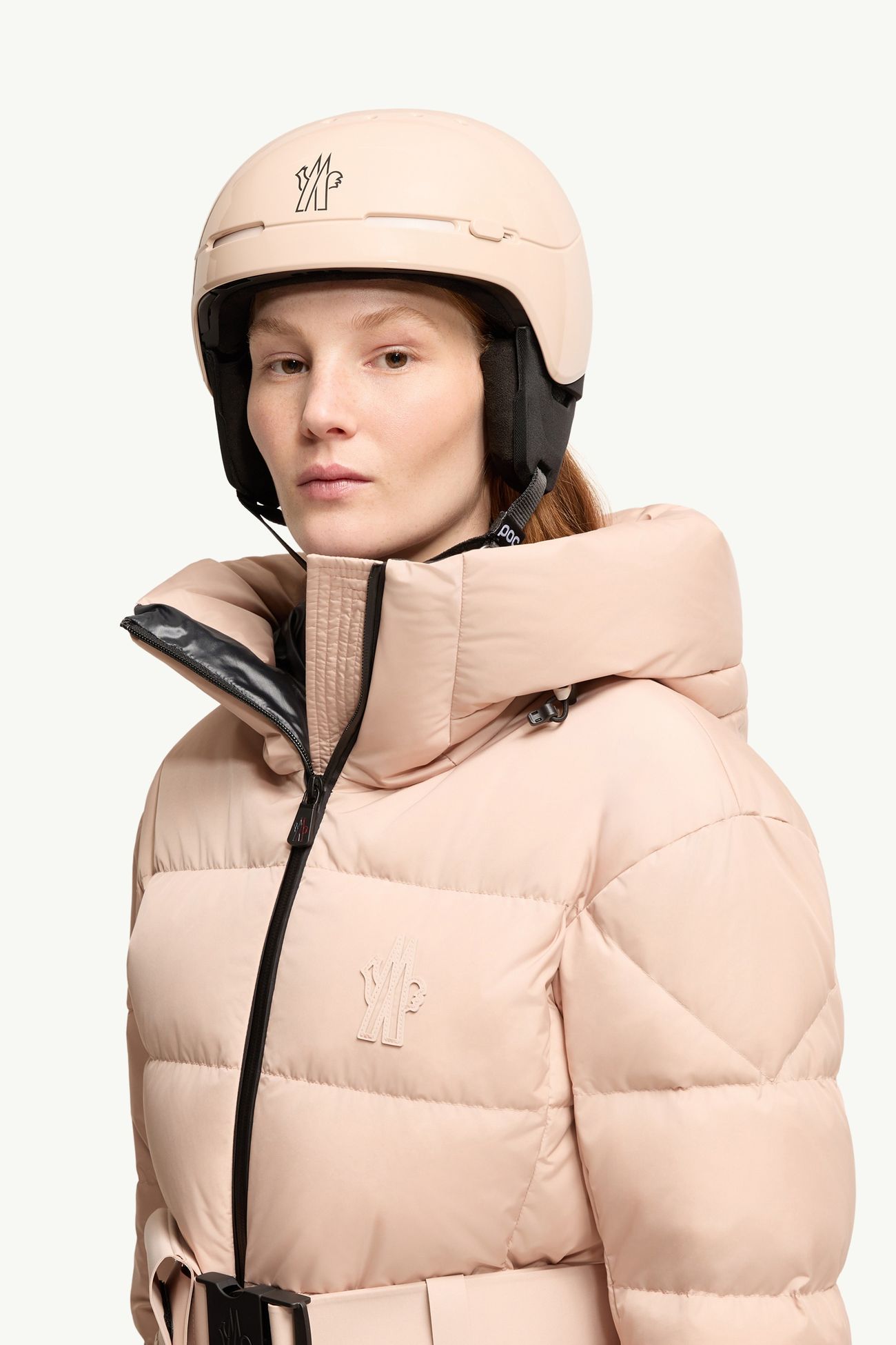Logo Skihelm Damen Pink Moncler 1
