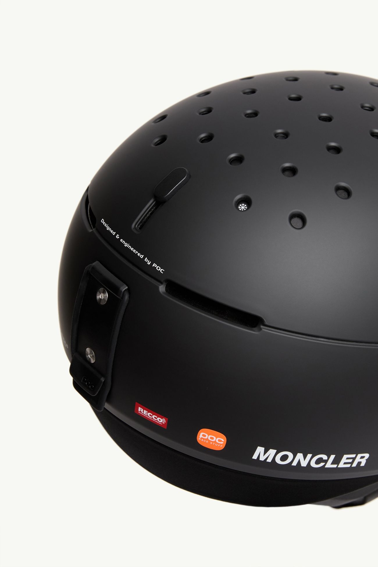 Logo Ski Helmet Gender Neutral Black Moncler 5