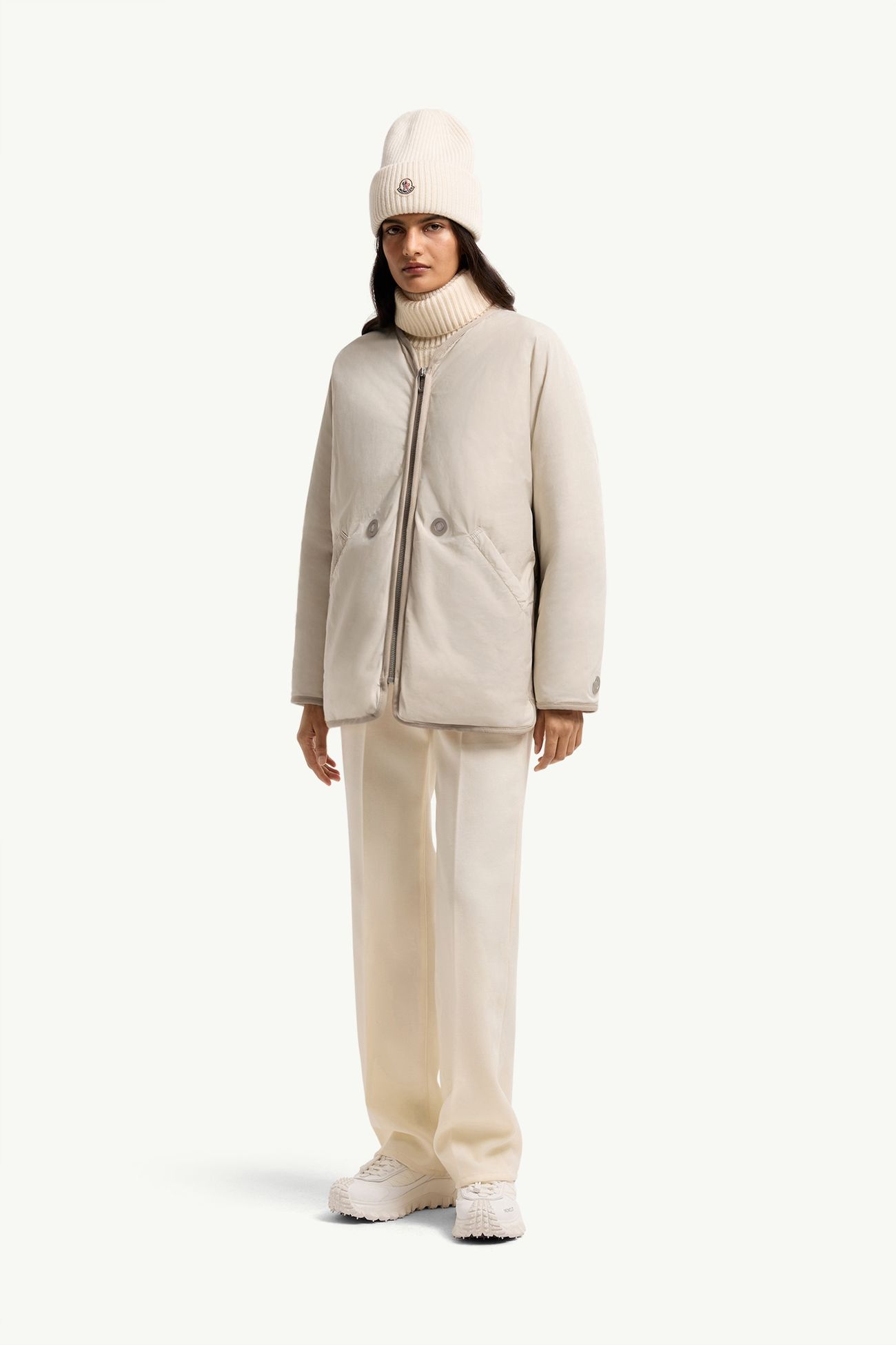 LoveFrom, MONCLER Moncore中長羽絨外套 中性 淺米色 Moncler 2