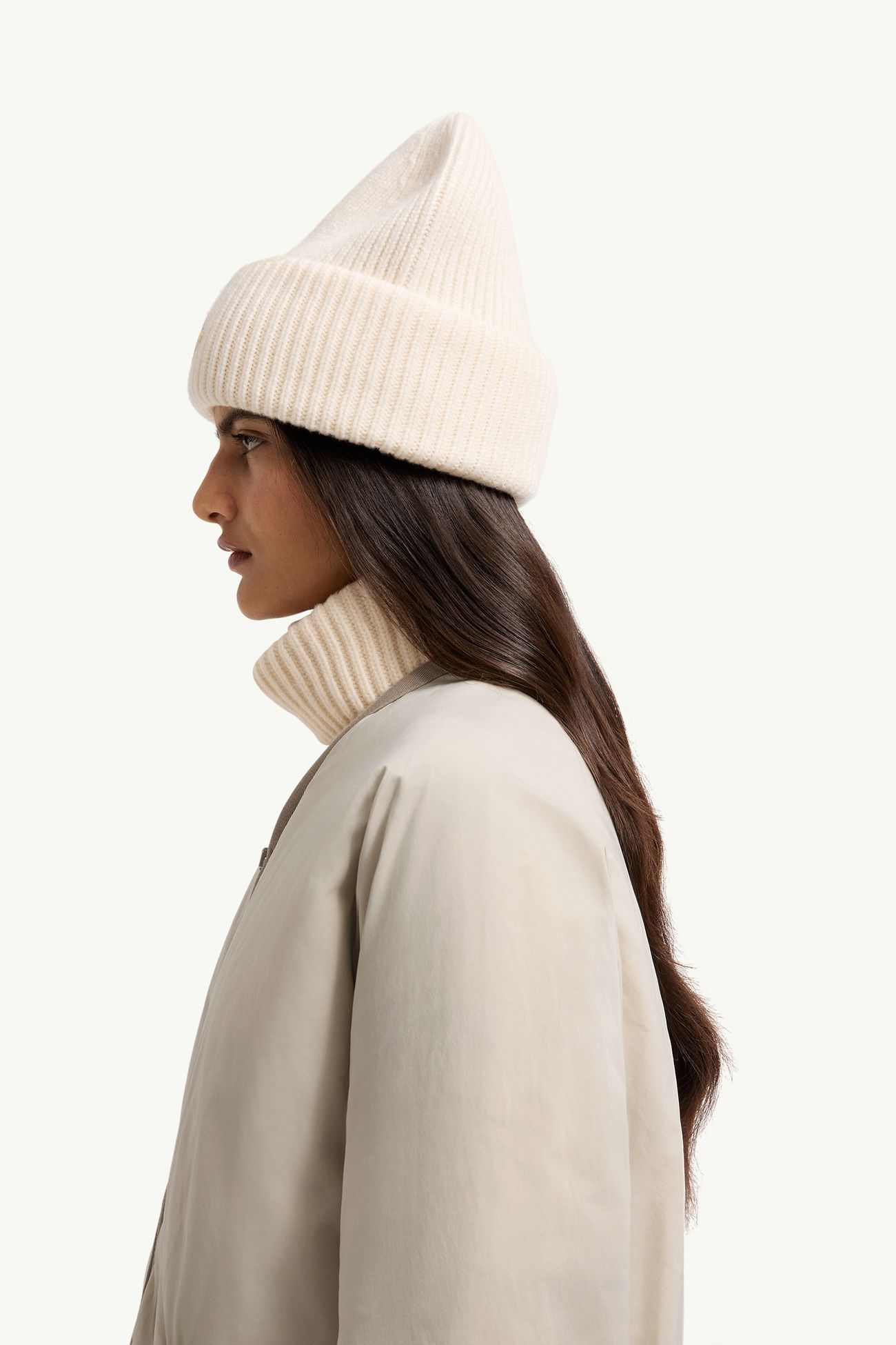 LoveFrom, MONCLER Moncore中長羽絨外套 中性 淺米色 Moncler 4