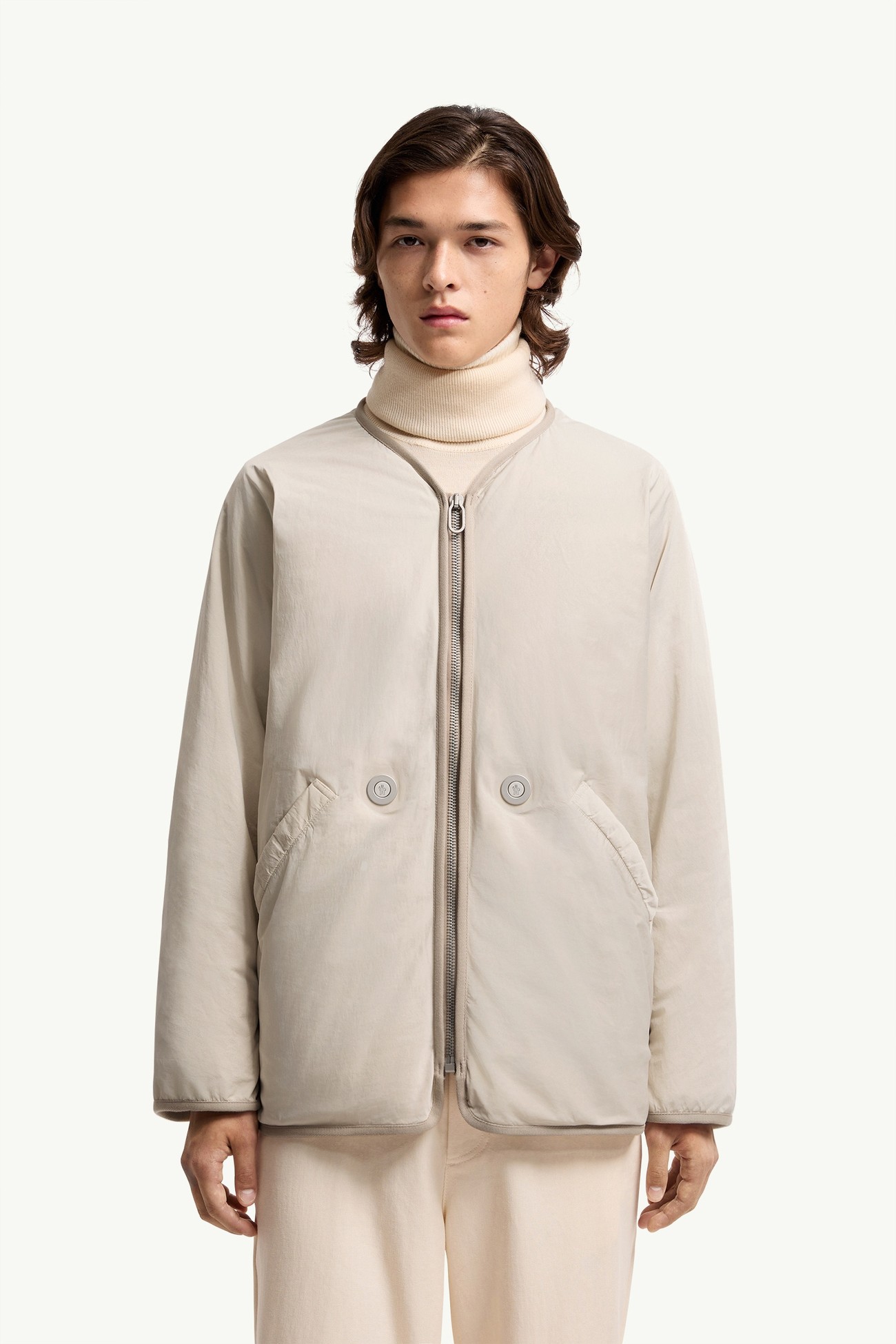 Doudoune mi-longue Moncore LoveFrom, MONCLER Mixte Beige Clair Moncler 5