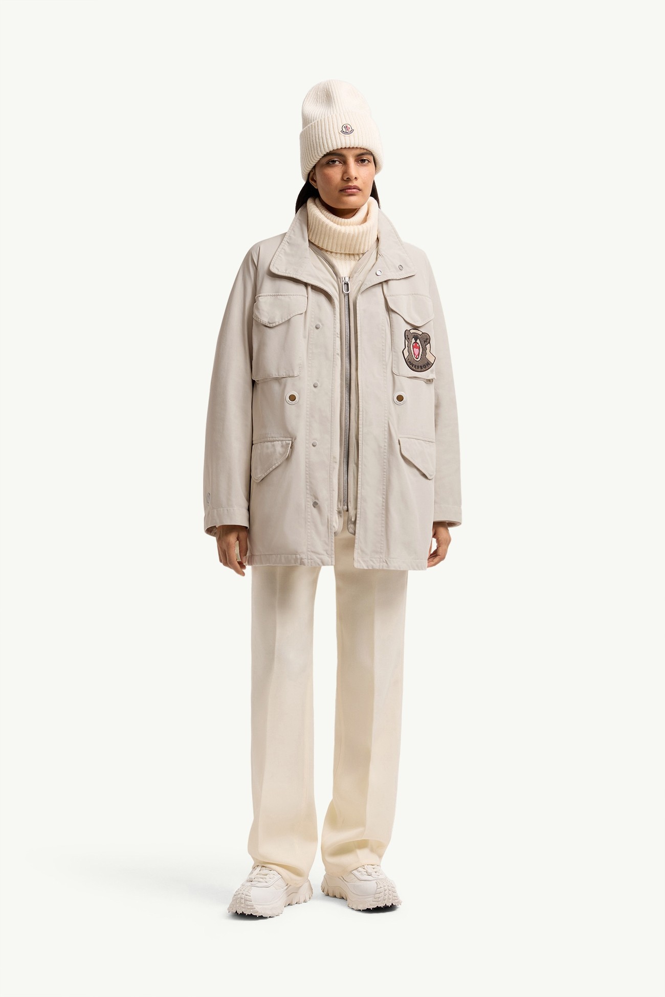 LoveFrom, MONCLER軍裝外套 中性 淺米色 Moncler 2