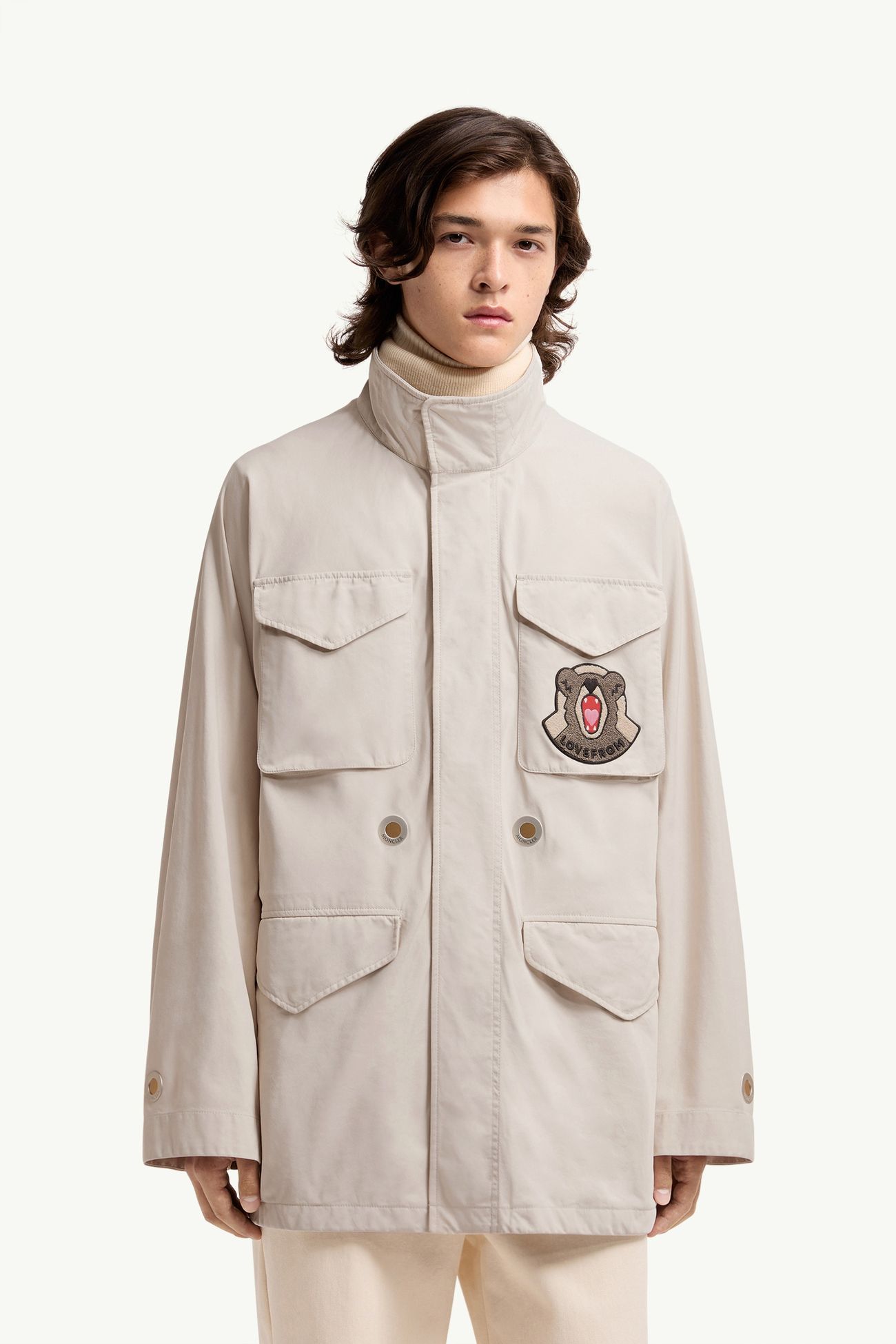 LoveFrom, MONCLER軍裝外套 中性 淺米色 Moncler 5