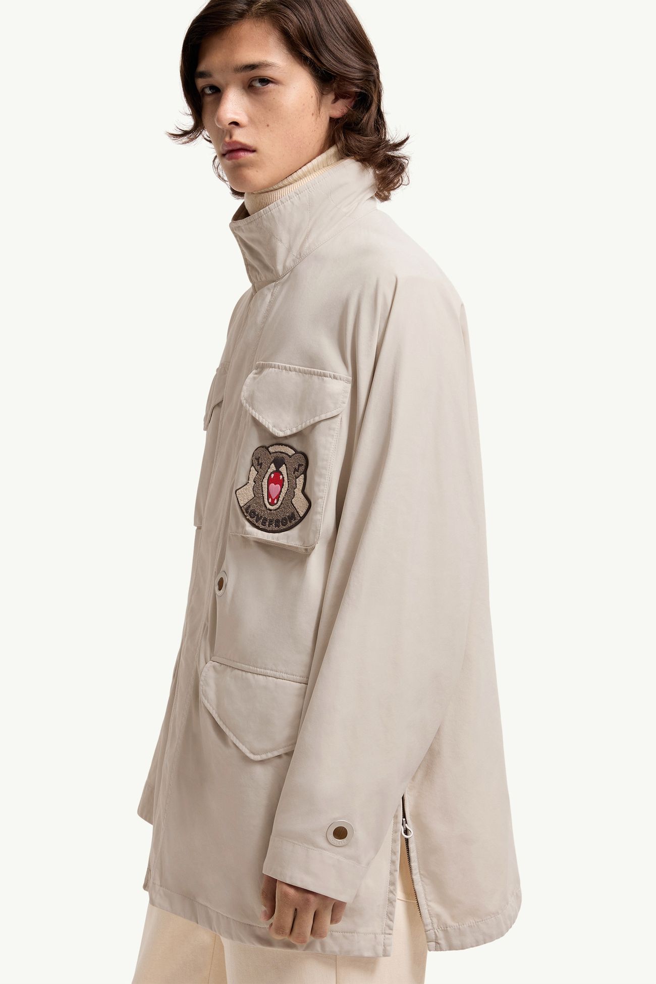 LoveFrom, MONCLER軍裝外套 中性 淺米色 Moncler 7