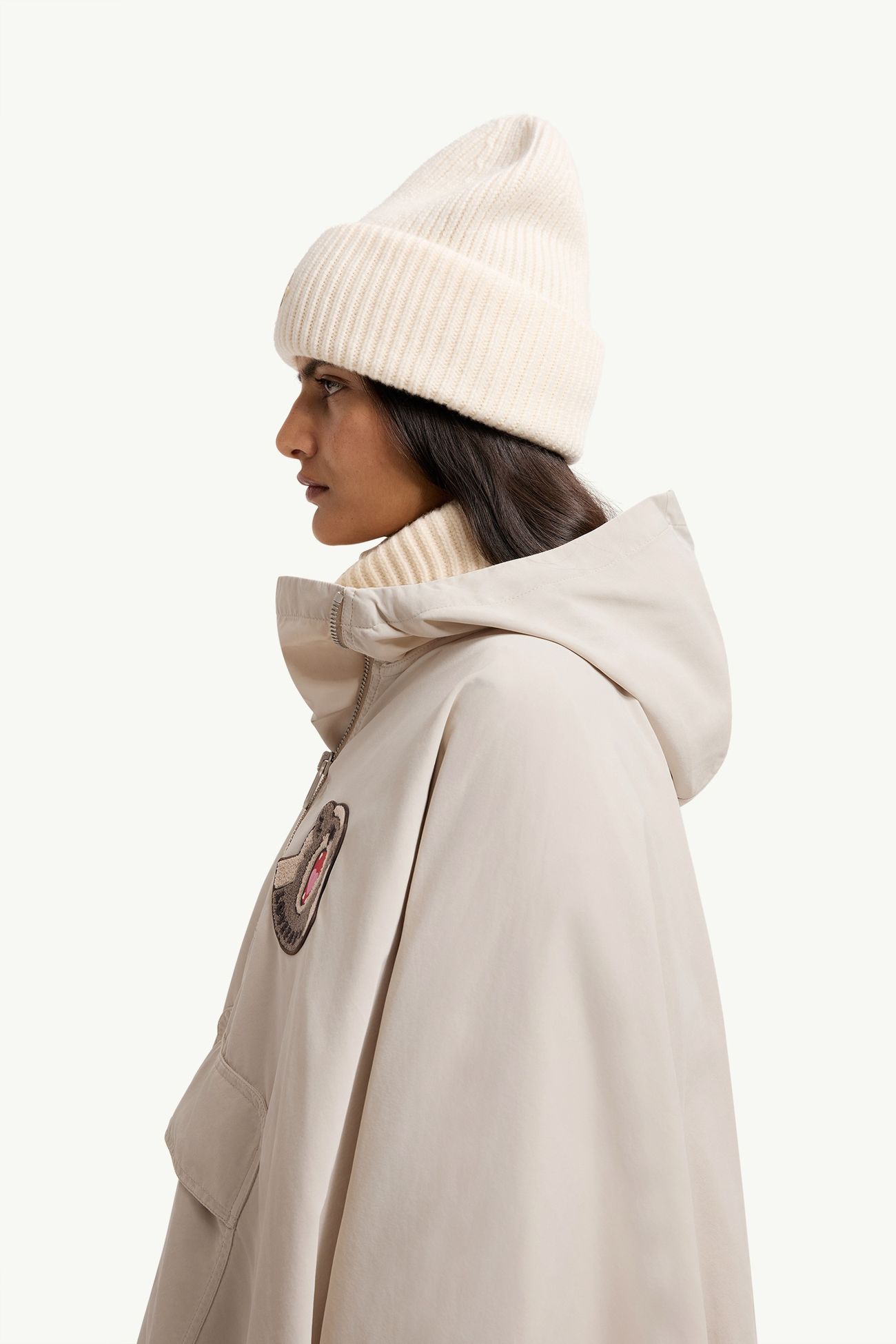LoveFrom, MONCLER斗篷 中性 淺米色 Moncler 4