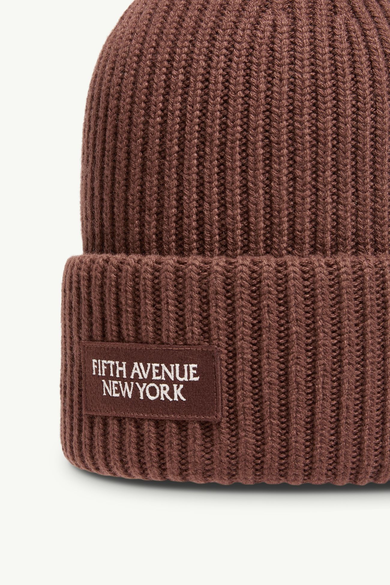Fifth Avenue New York Wool & Cashmere Beanie Brown Moncler 1