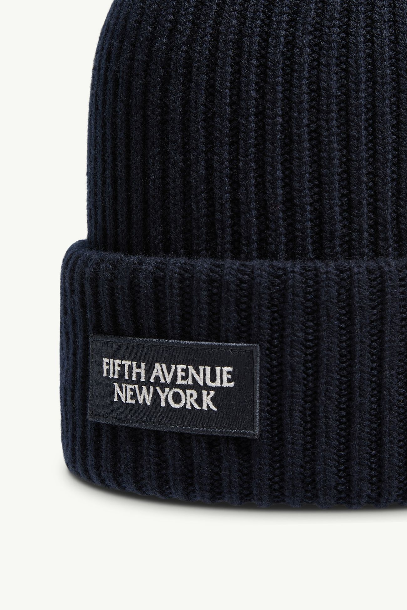 Gorro de lana y cachemira Fifth Avenue New York Azul marino Moncler 1