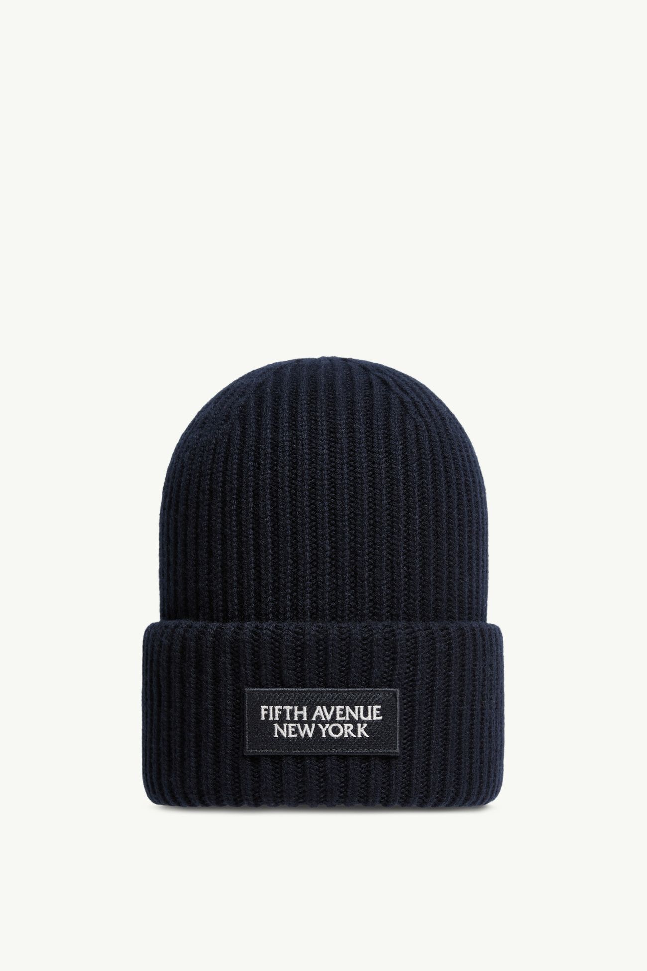 Fifth Avenue New York Wool & Cashmere Beanie Navy Blue Moncler 0
