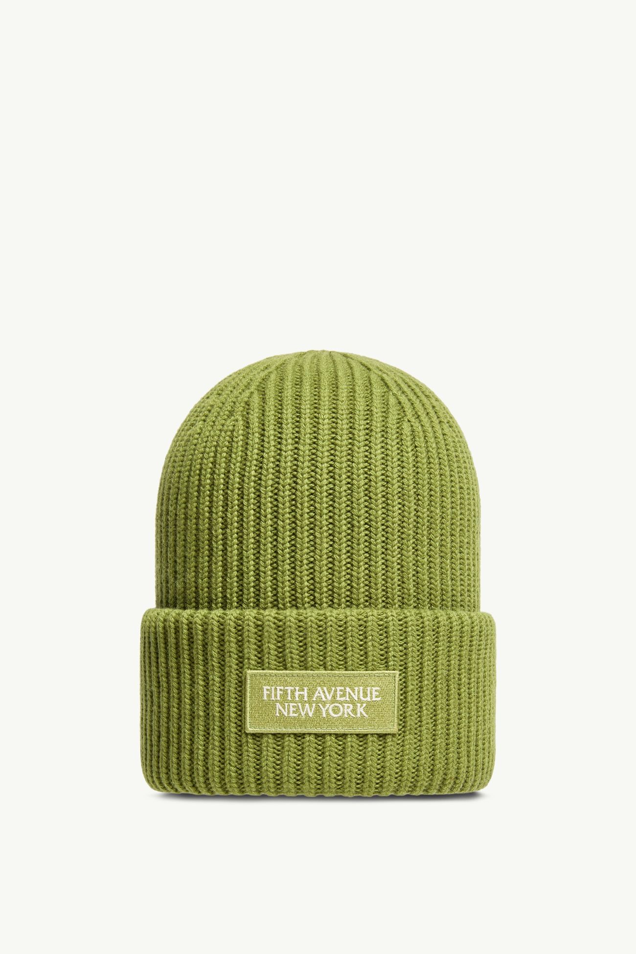 Gorro de lana y cachemira Fifth Avenue New York Verde lima Moncler 0