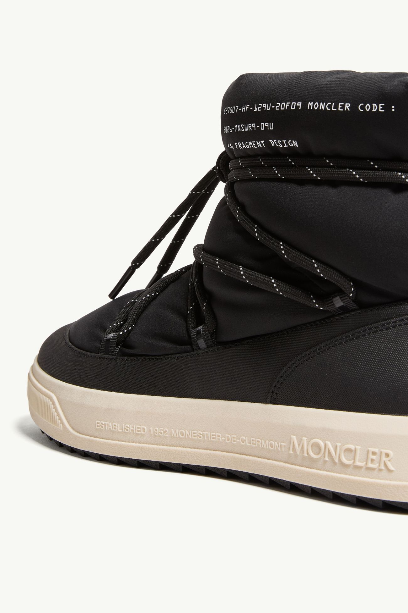 Moncler x Fragment Altive Mid Snow Boots Gender Neutral Black Moncler 6